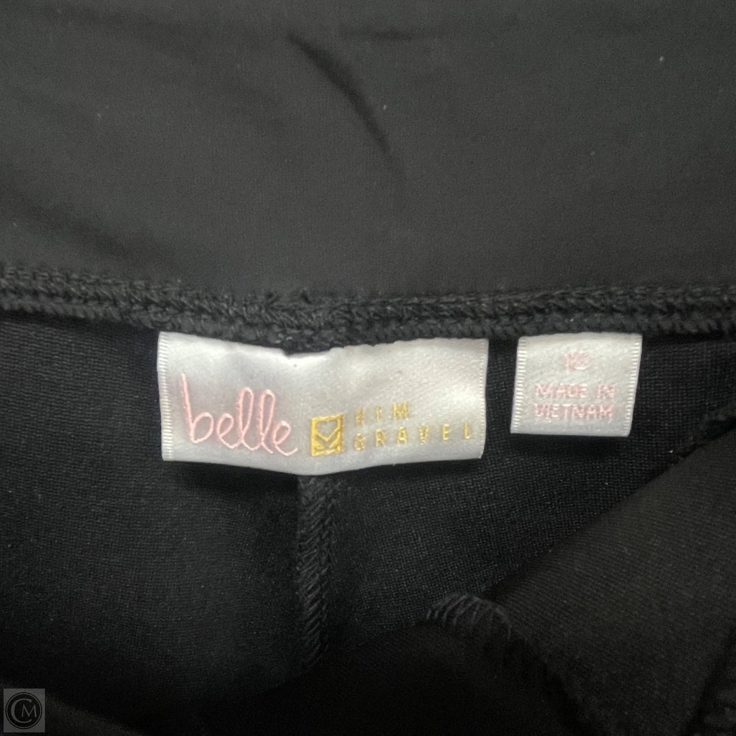 Pants Leggings By Belle By Kim Gravel In Black, Size: 12