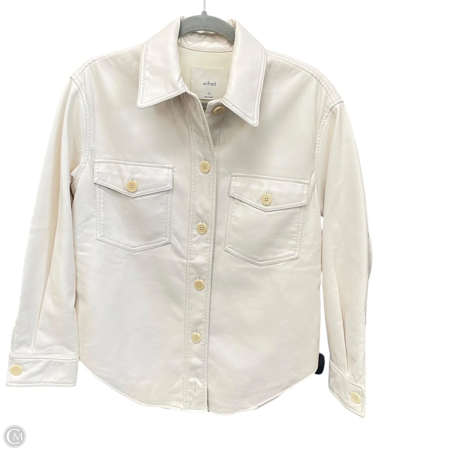 Jacket Shirt By Wilfred In Cream, Size: Xs