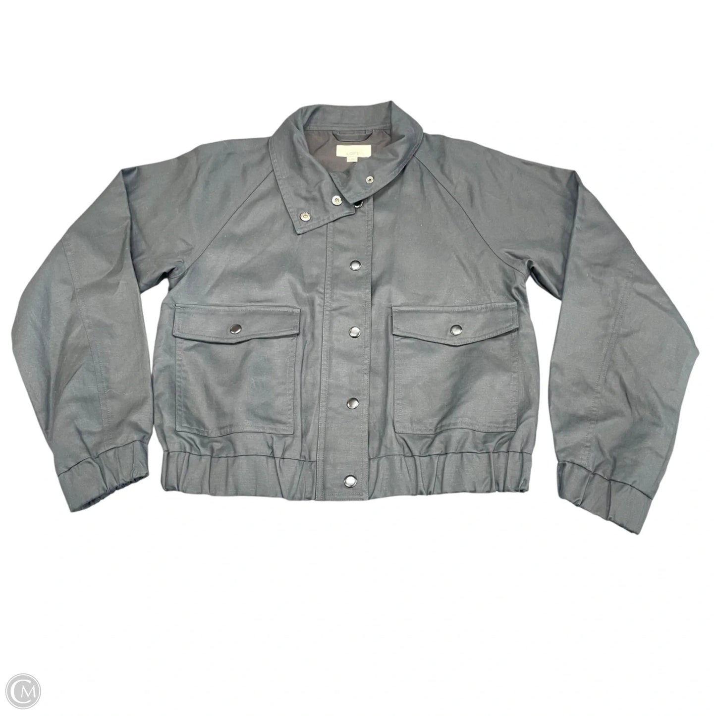 Jacket Shirt By Loft In Black, Size: Xs
