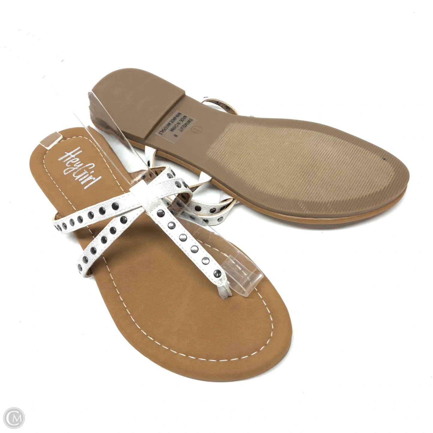 Sandals Flats By Corkys In White, Size: 8