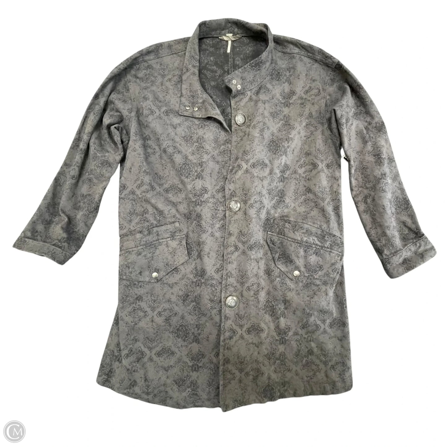 Coat Other By Free People In Grey, Size: L