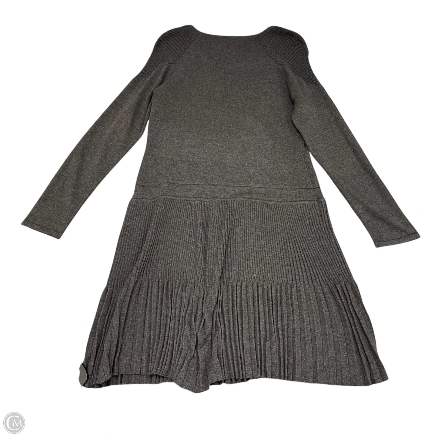 Dress Designer By Karl Lagerfeld In Grey, Size: L