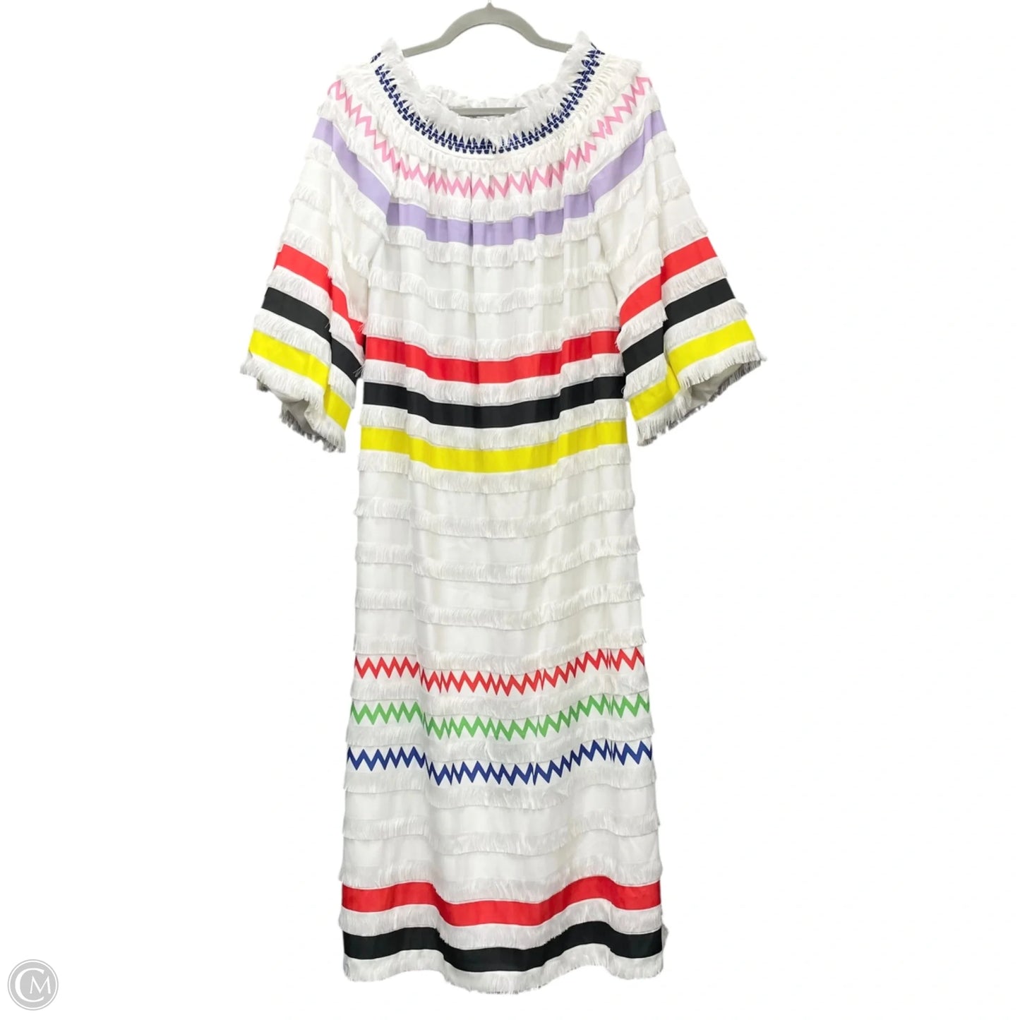 Dress Casual Midi By Cynthia Rowley In Multi-colored, Size: S