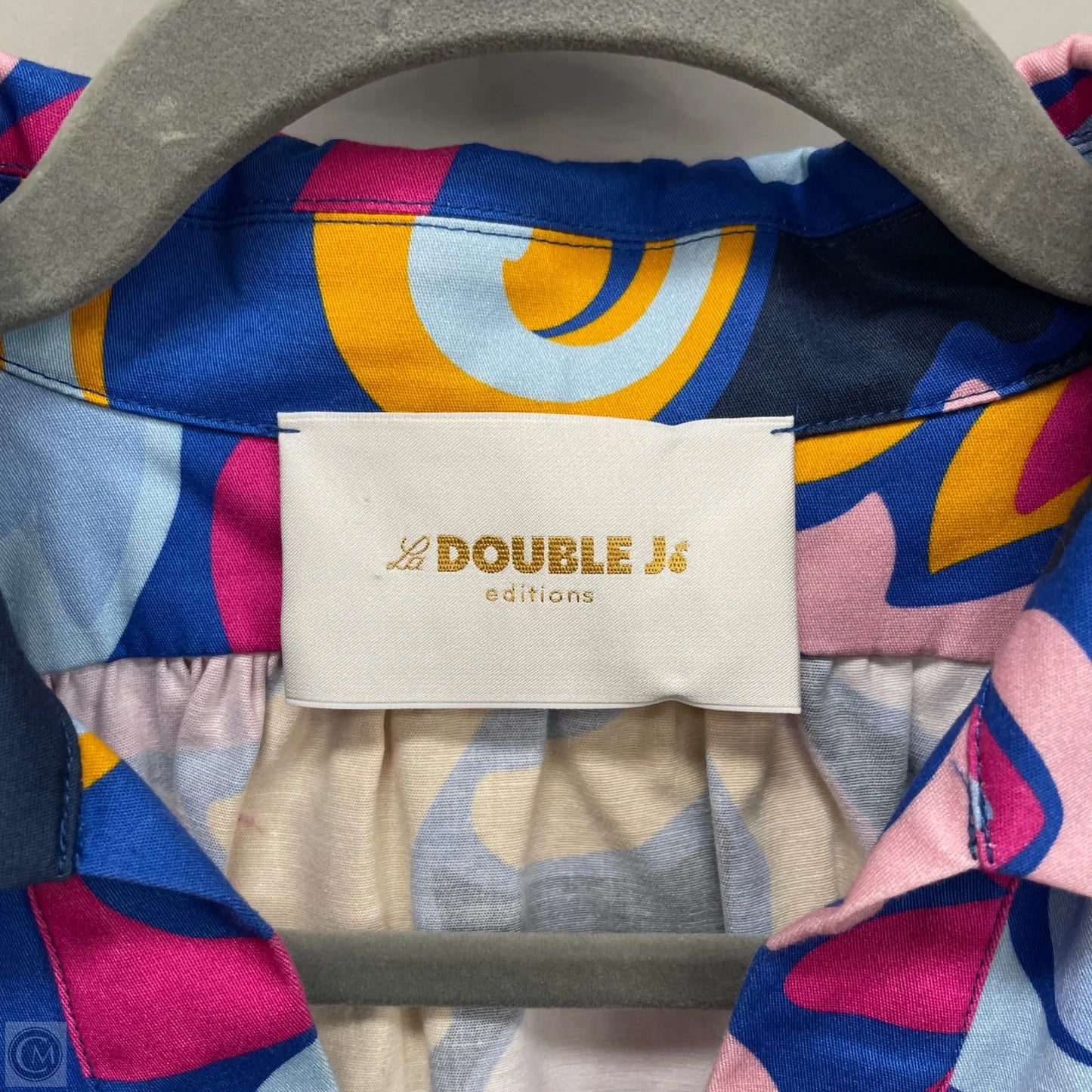 Dress Casual Short By La Double J Additions In Blue & Pink, Size: L