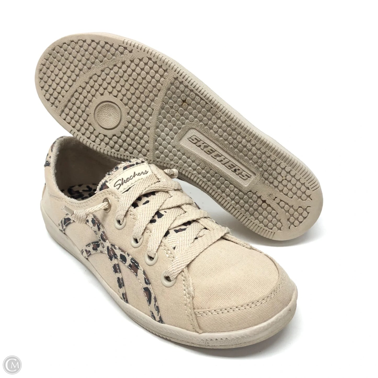 Shoes Flats By Skechers In Beige, Size: 6