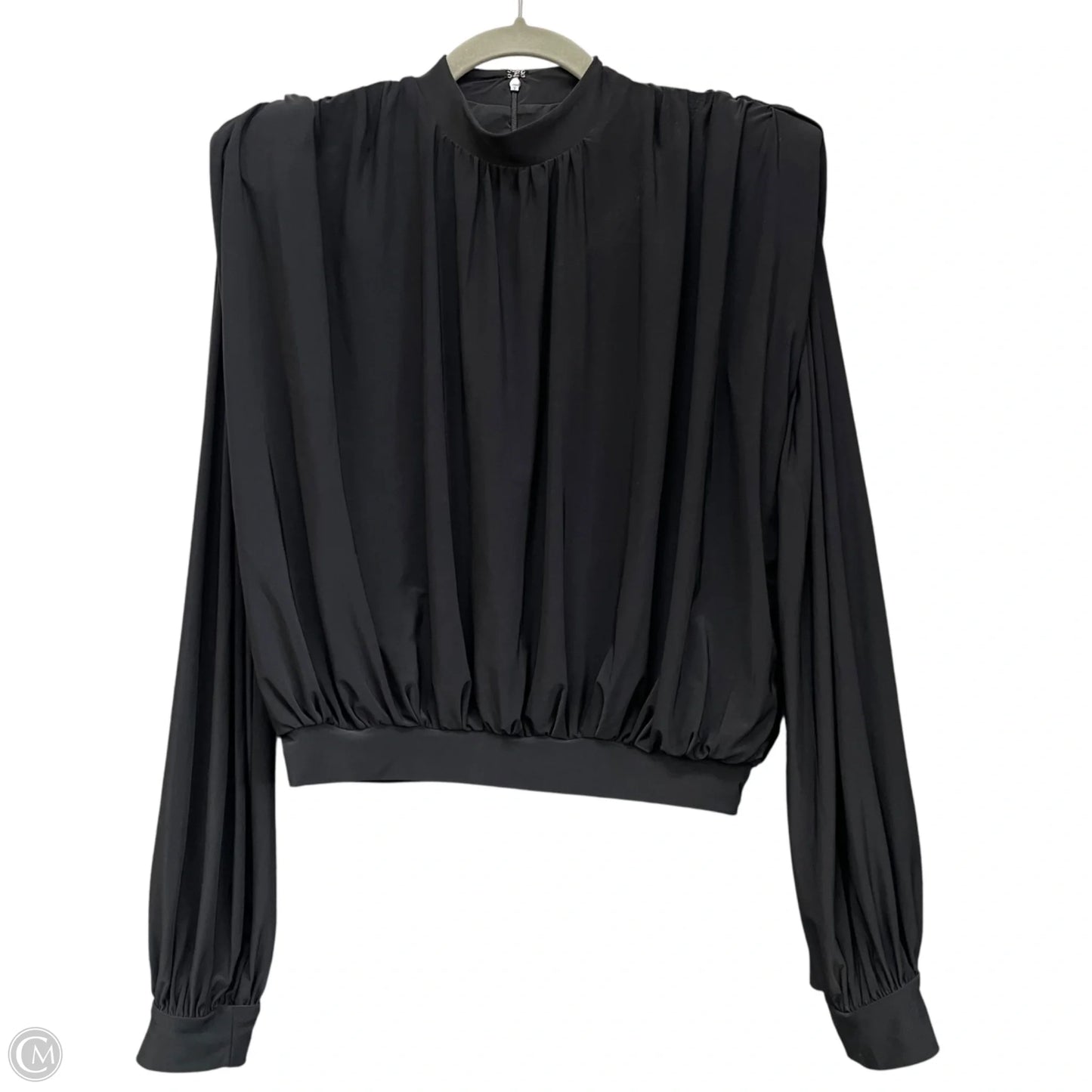Top Long Sleeve By Express In Black, Size: Xs