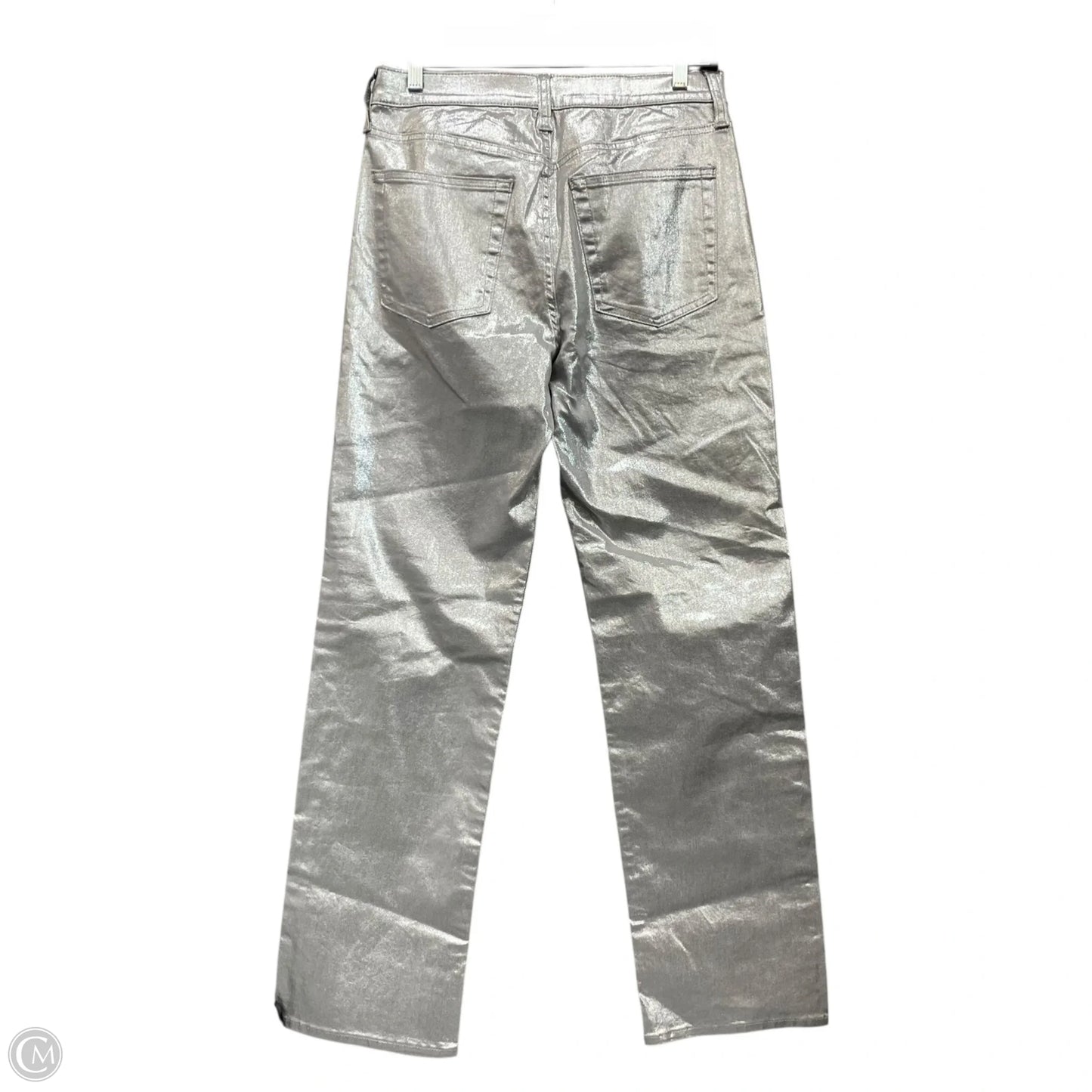 Jeans Straight By Gap In Silver, Size: 4