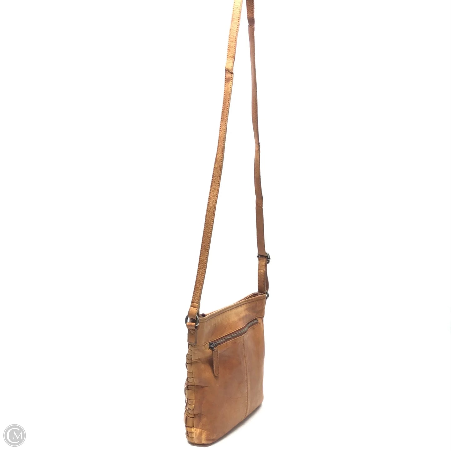 Crossbody Leather By Clothes Mentor, Size: Medium