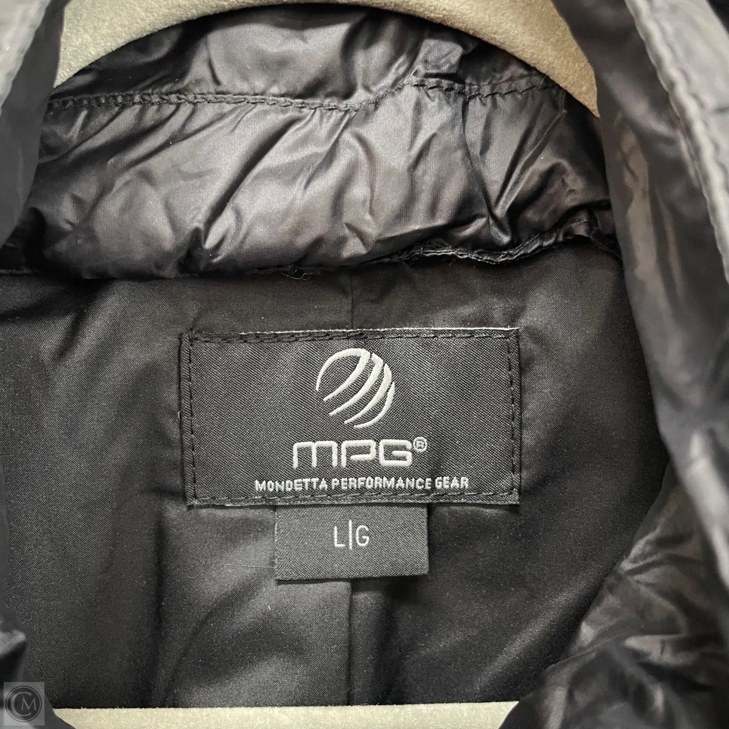 Athletic Jacket By Mpg In Black, Size: L