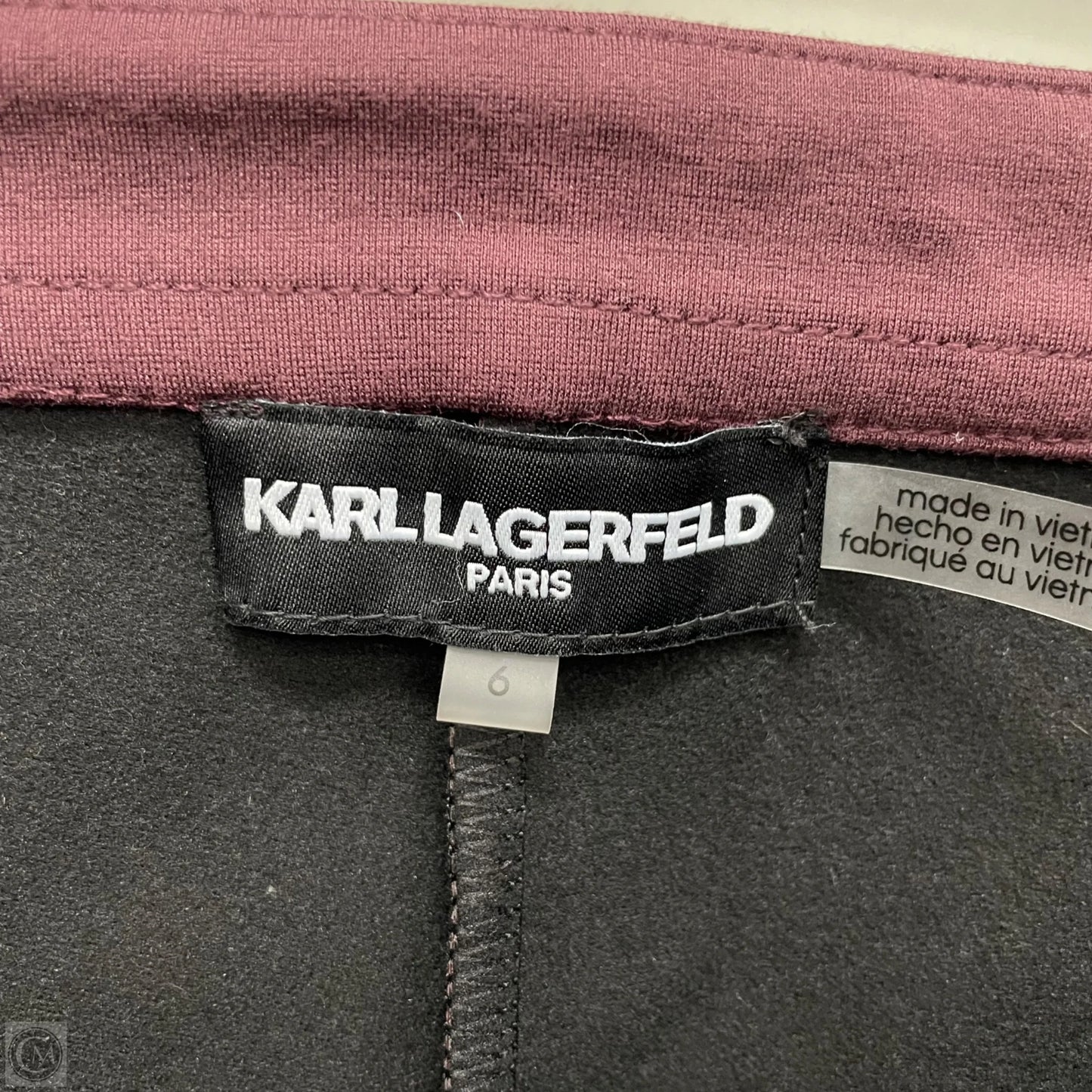 Pants Designer By Karl Lagerfeld In Maroon, Size: 6