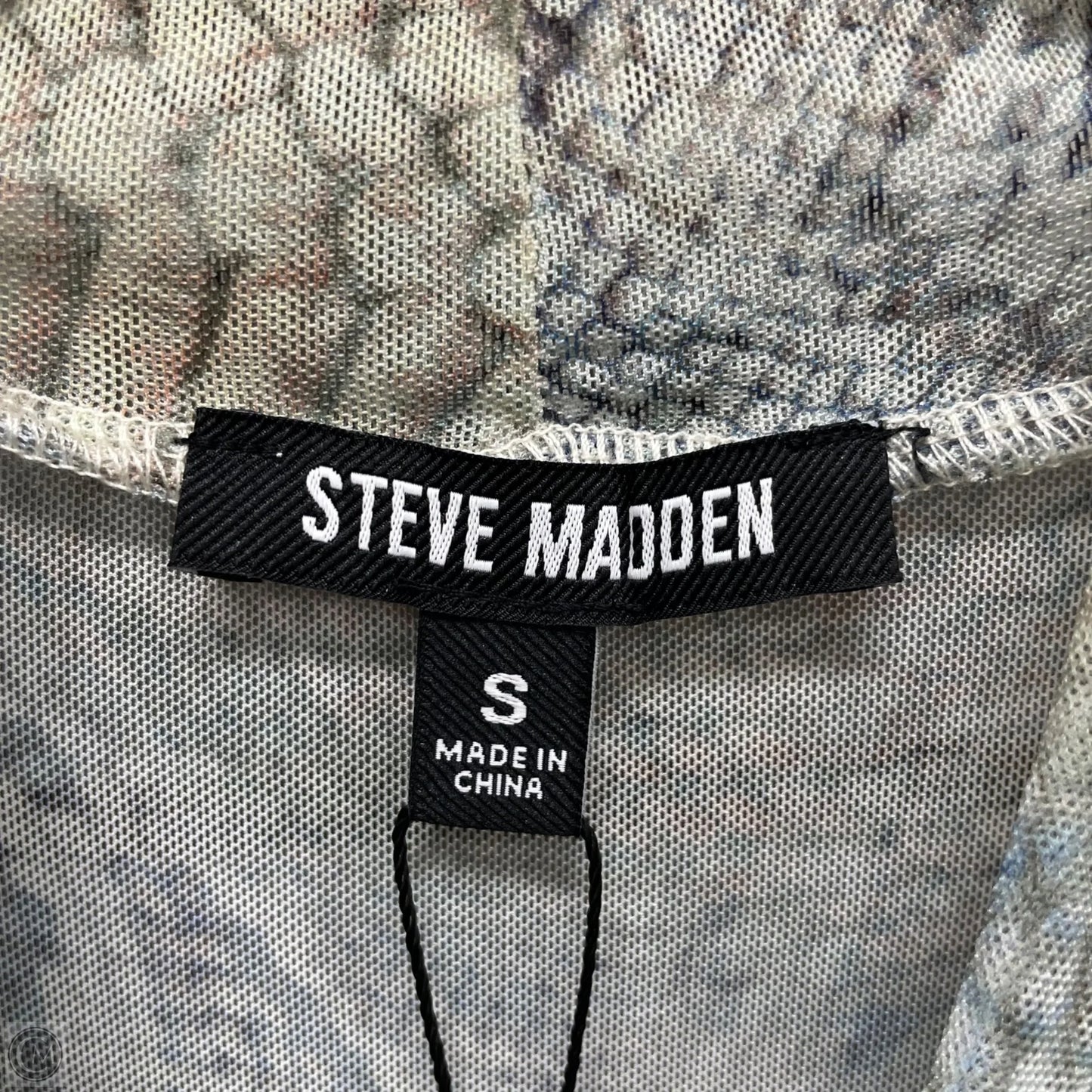 Dress Casual Maxi By Steve Madden In Blue & Cream, Size: S
