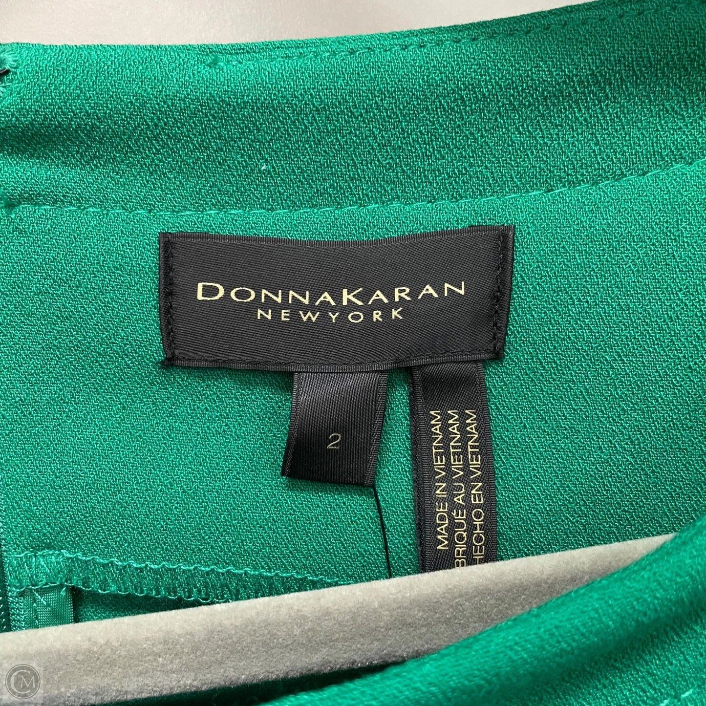 Dress Casual Short By Donna Karan In Green, Size: 2