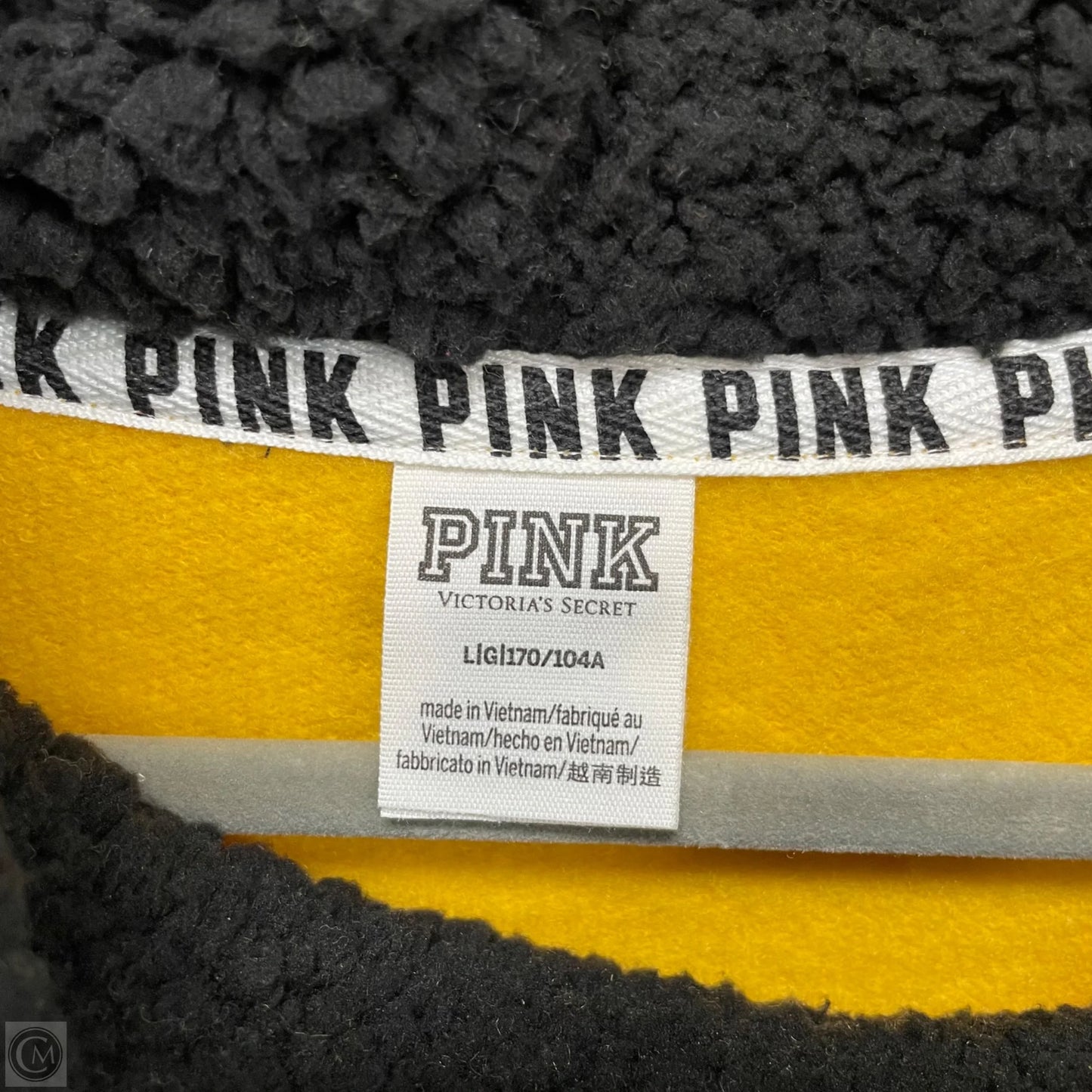 Sweater By Pink In Yellow, Size: L