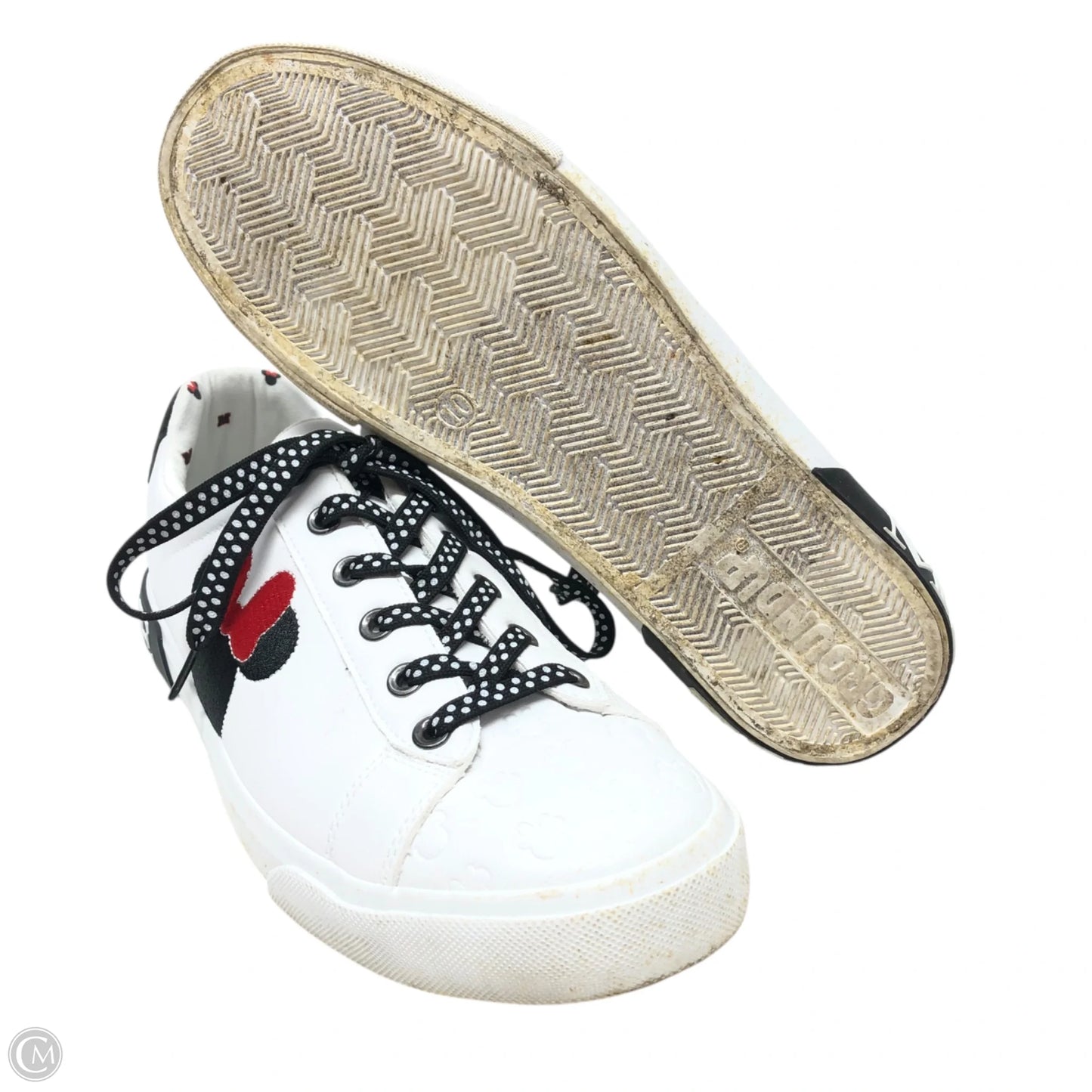 Shoes Sneakers By Disney Store In Black & White, Size: 10