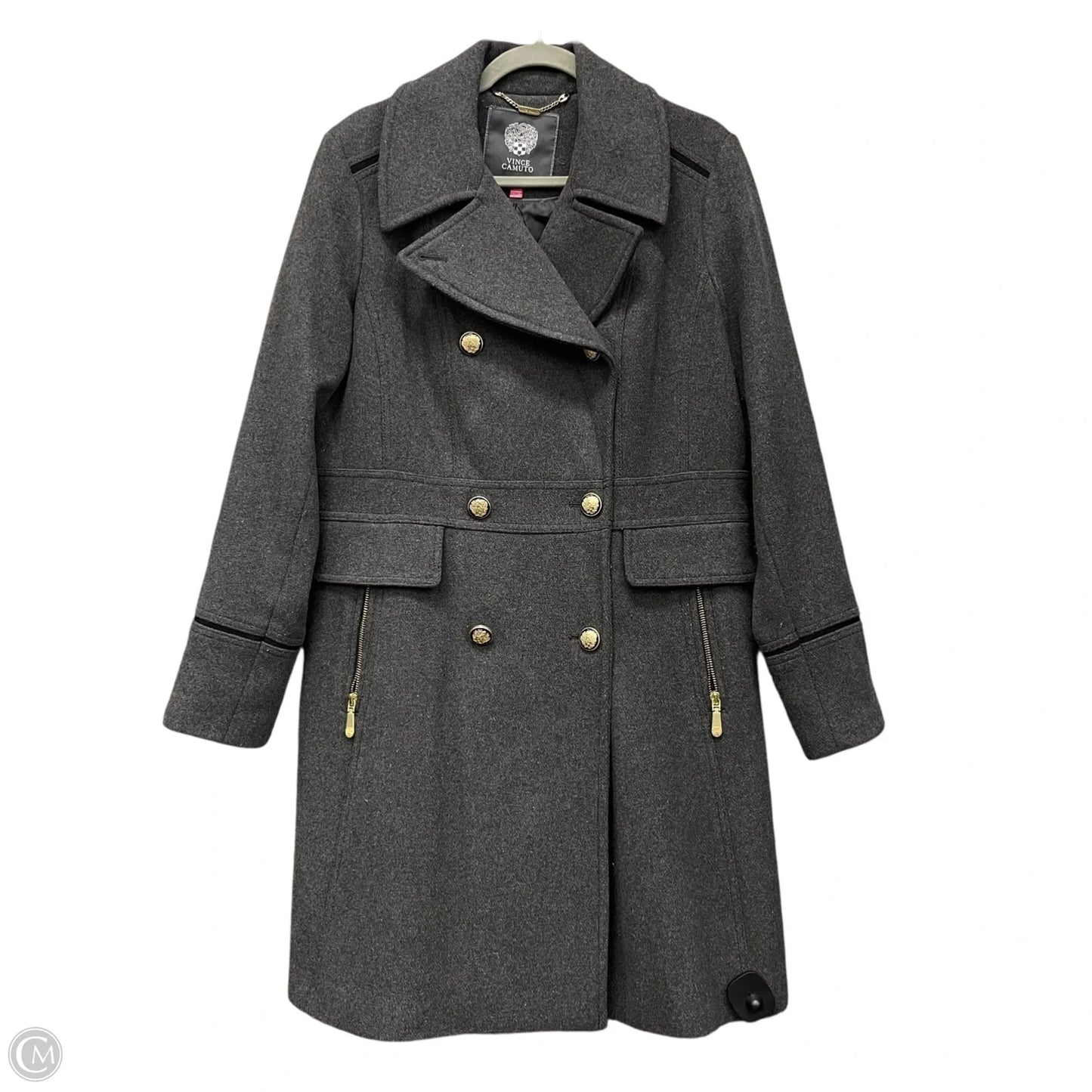 Coat Wool By Vince Camuto In Grey, Size: Xl