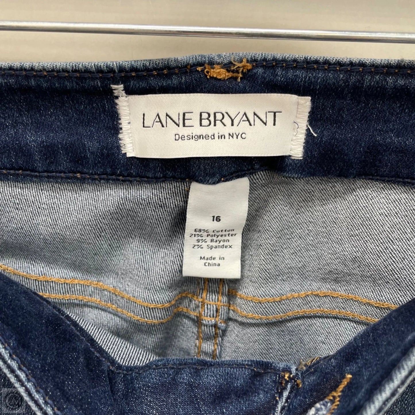 Jeans Boot Cut By Lane Bryant In Blue Denim, Size: 16