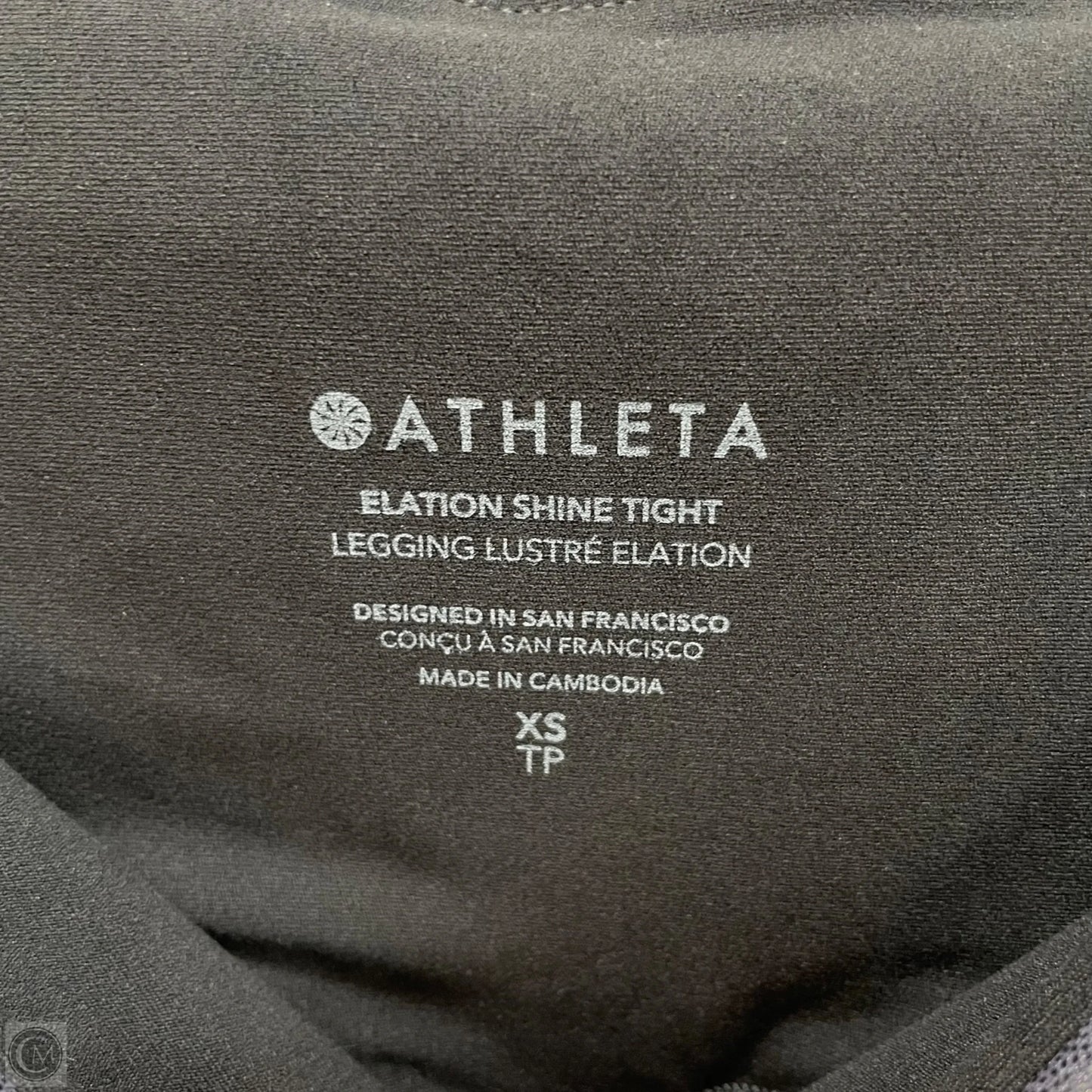 Athletic Leggings By Athleta In Silver, Size: Xs