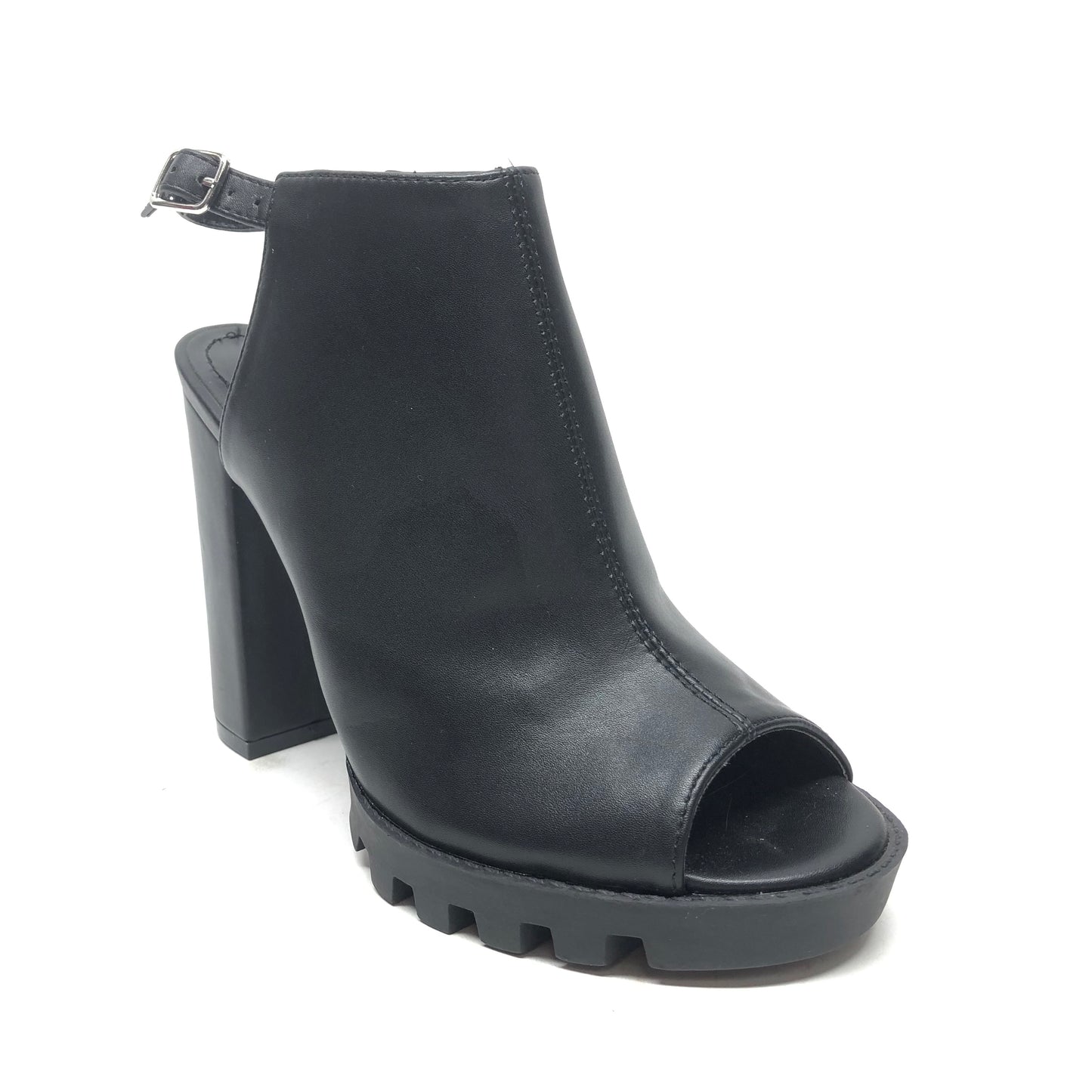 Shoes Heels Block By Fashion Nova In Black, Size: 8