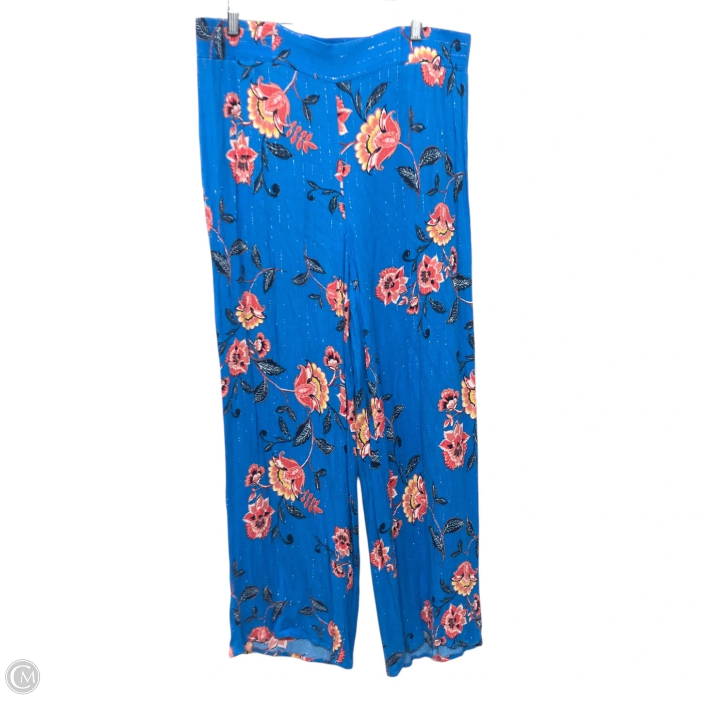 Pants Wide Leg By Loft In Blue, Size: M