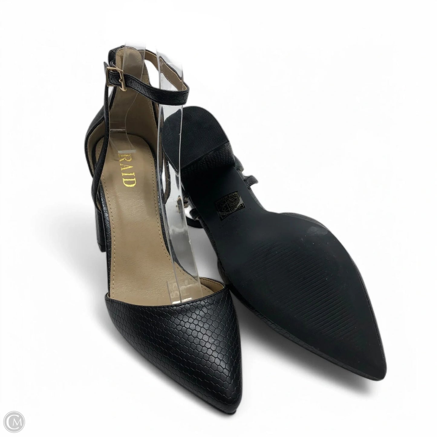 Shoes Heels Block By Clothes Mentor In Black, Size: 7