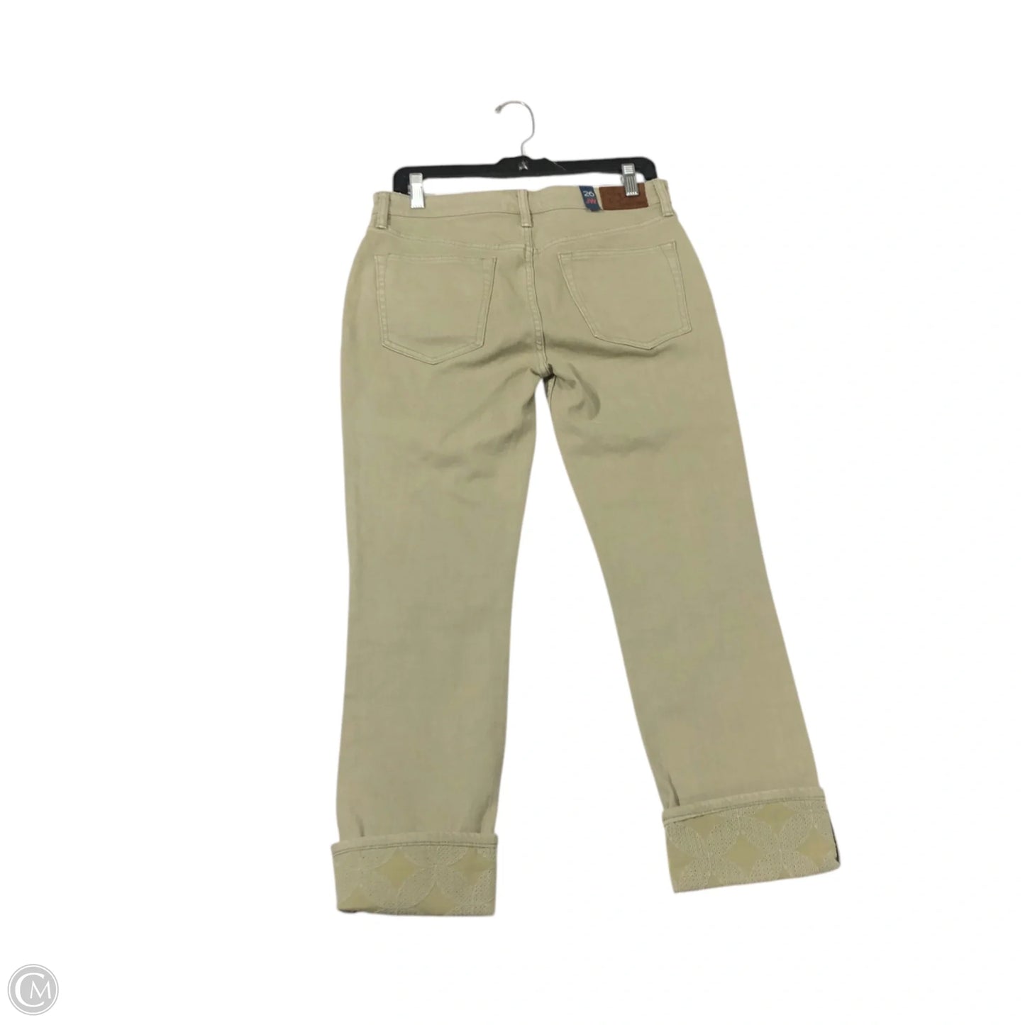 Jeans Boyfriend By Johnny Was In Green Denim, Size: 2