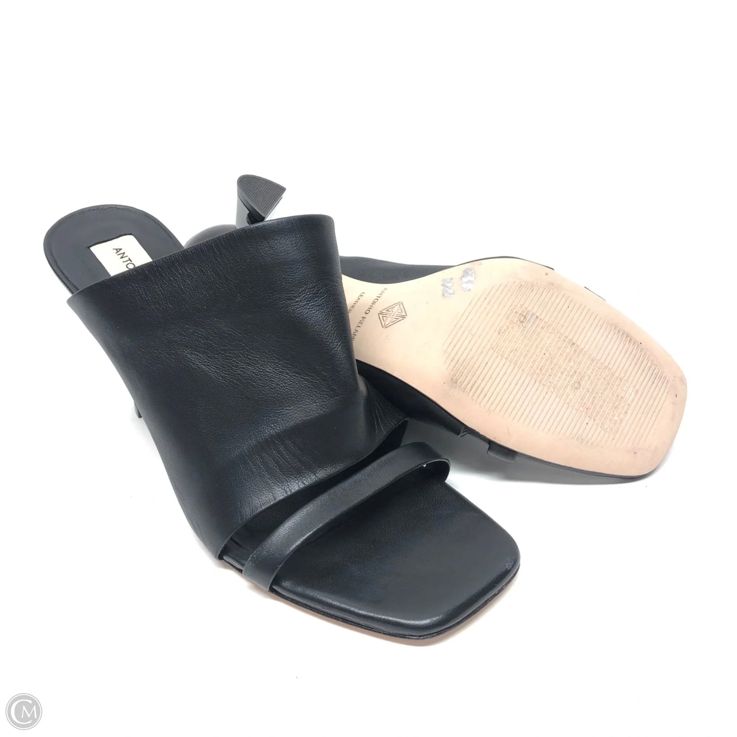 Sandals Heels Block By Antonio Melani In Black, Size: 8