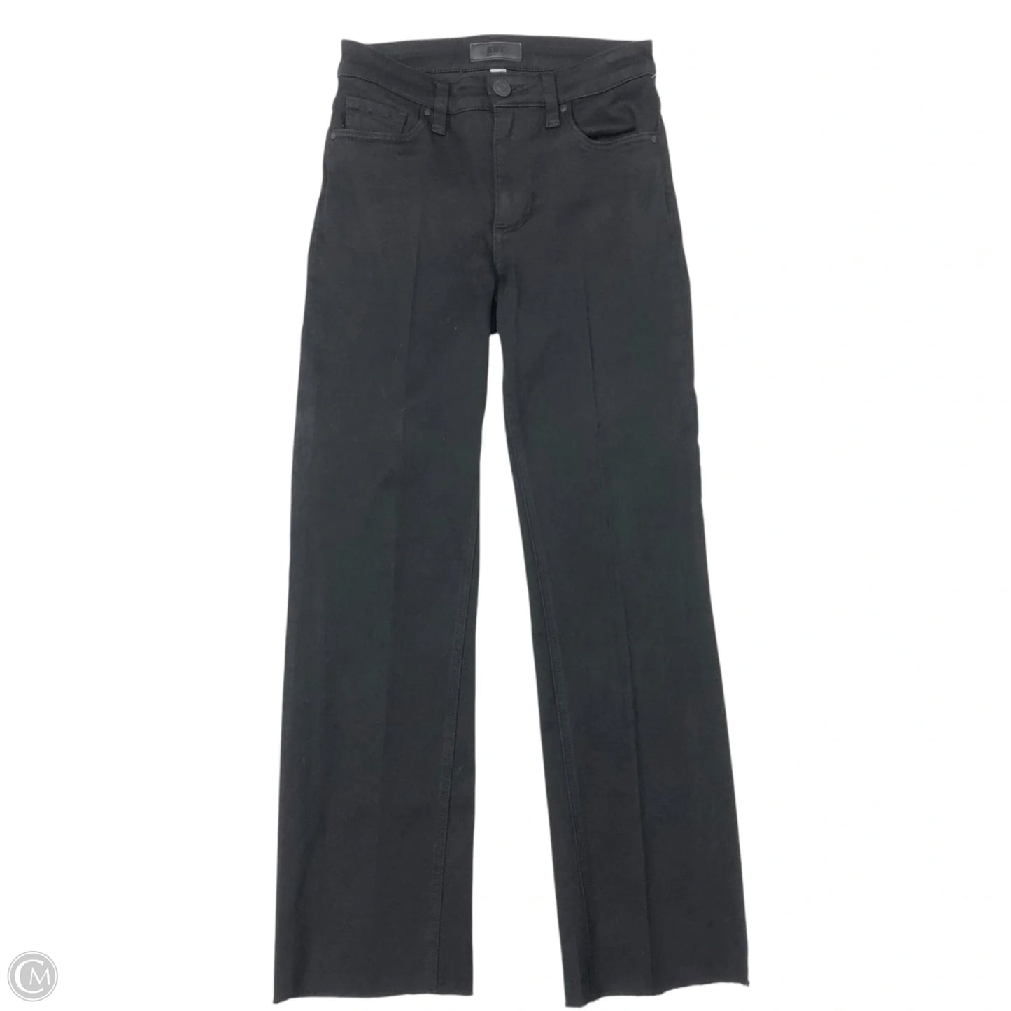 Jeans Flared By Kut In Black, Size: 0