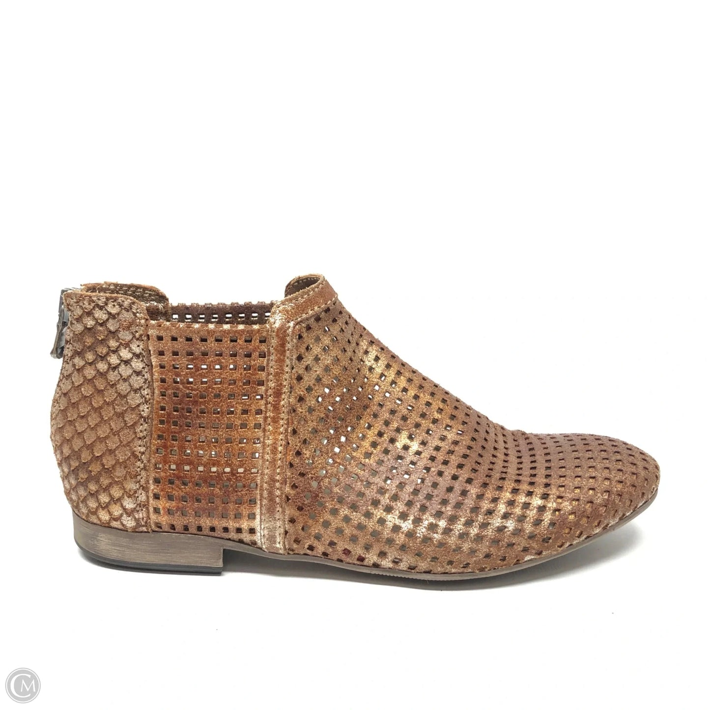 Boots Ankle Flats By Free People In Bronze, Size: 7.5