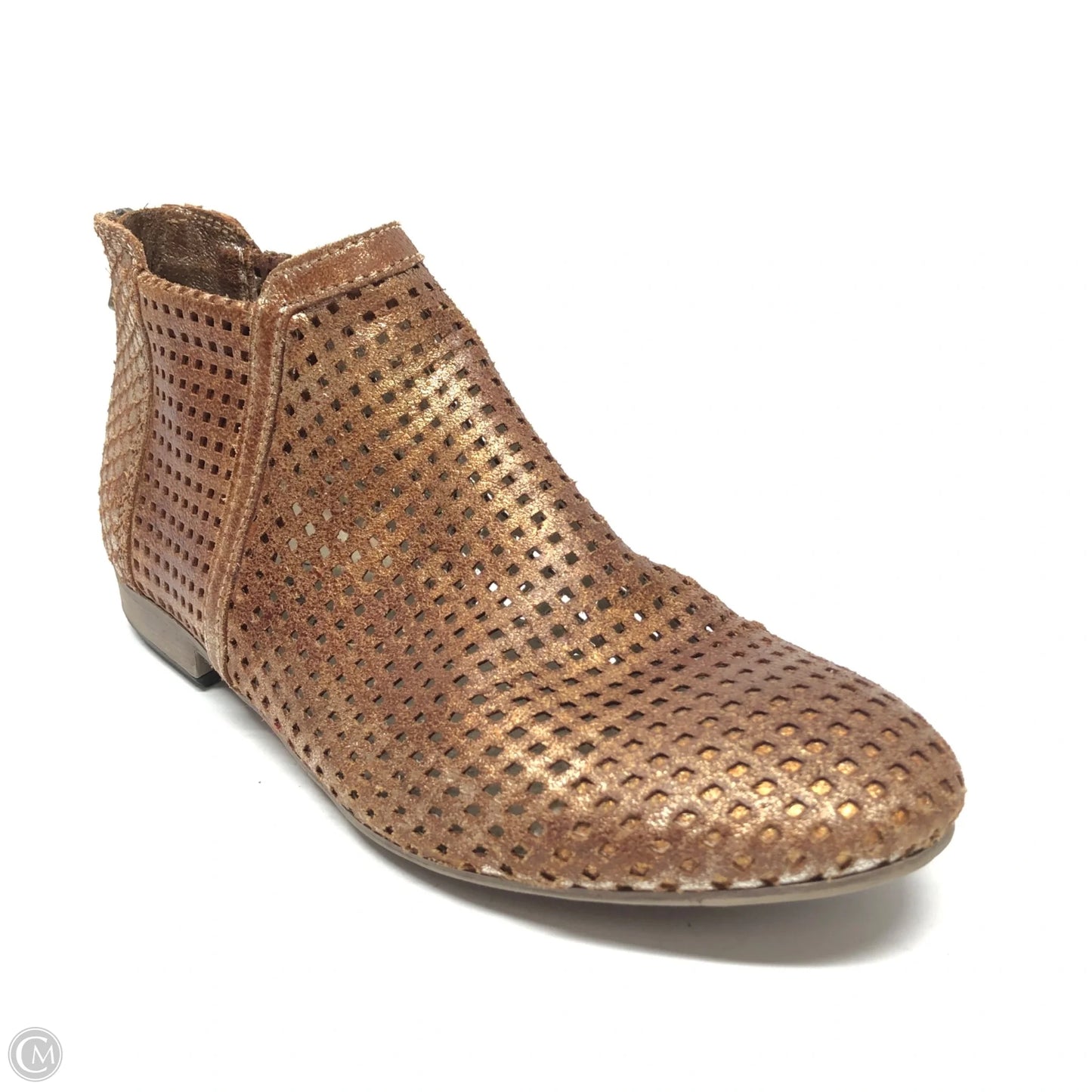 Boots Ankle Flats By Free People In Bronze, Size: 7.5