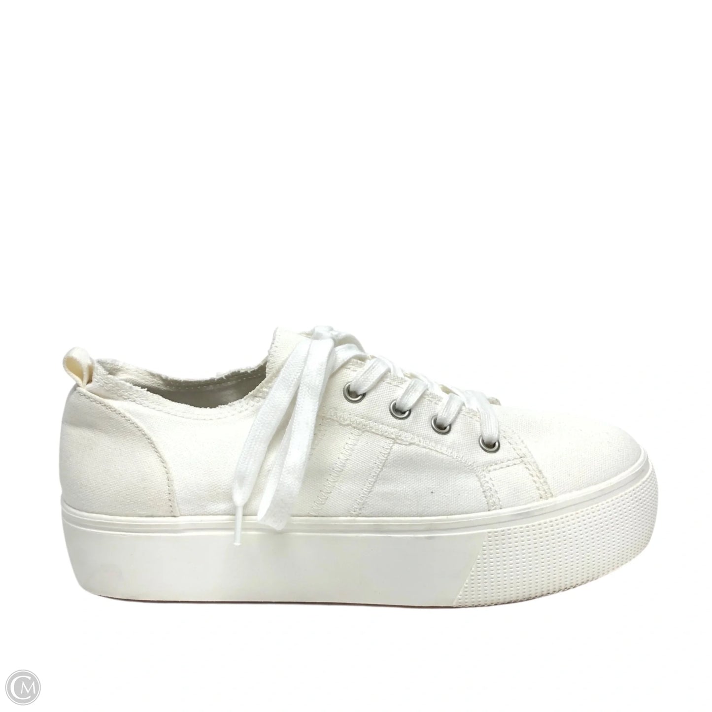 Shoes Sneakers Platform By Clothes Mentor In White, Size: 10