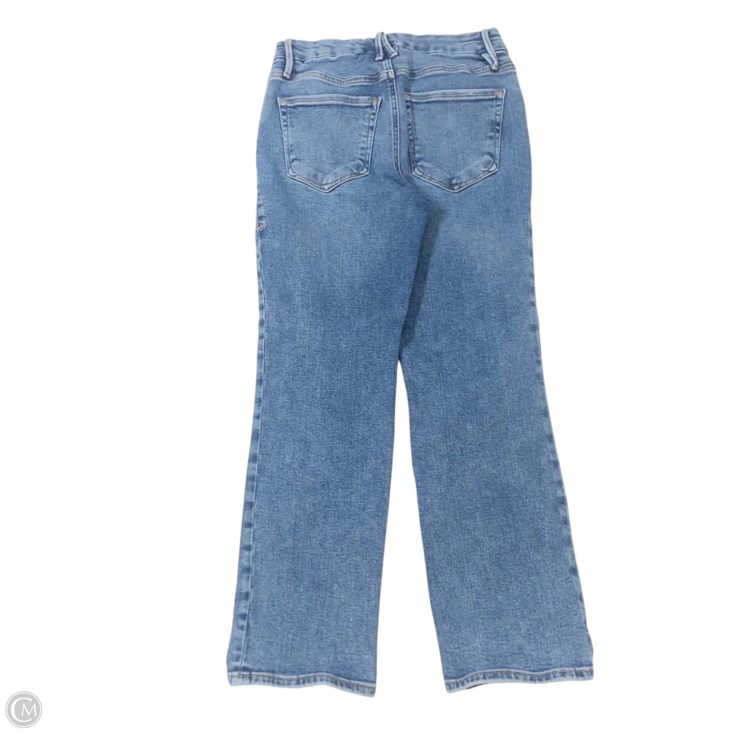 Jeans Straight By Good American In Blue Denim, Size: 4