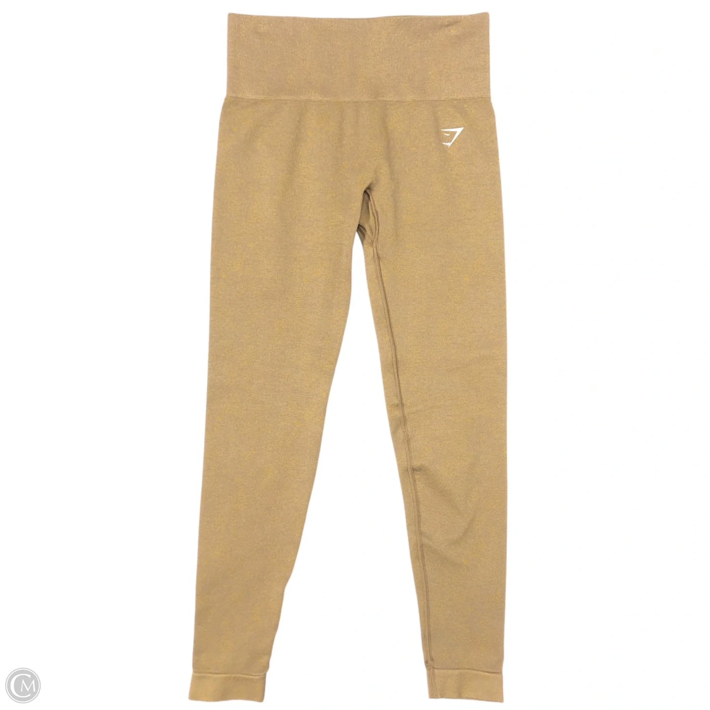 Athletic Leggings By Gym Shark In Tan, Size: S