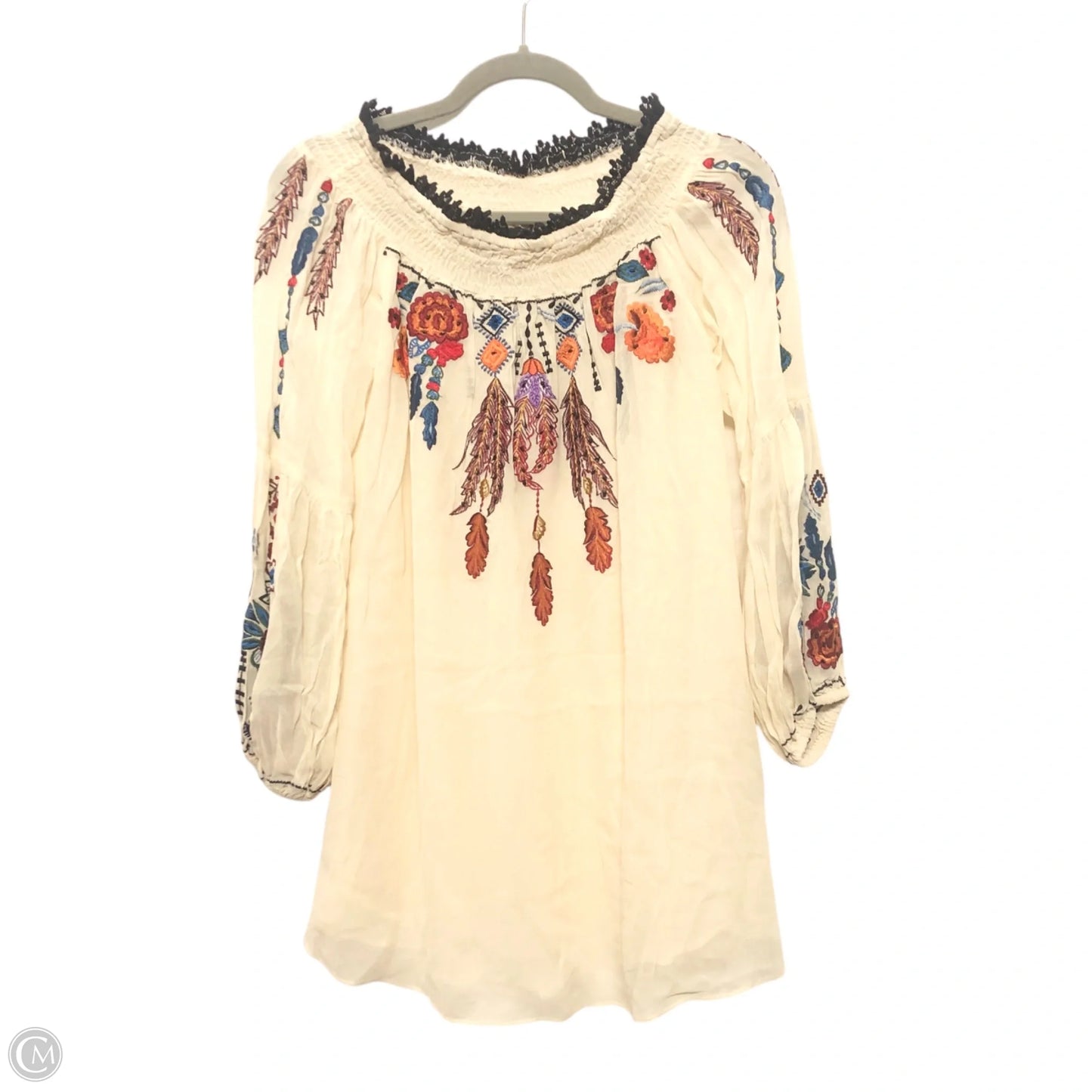 Tunic Long Sleeve By Cmc In Cream, Size: S