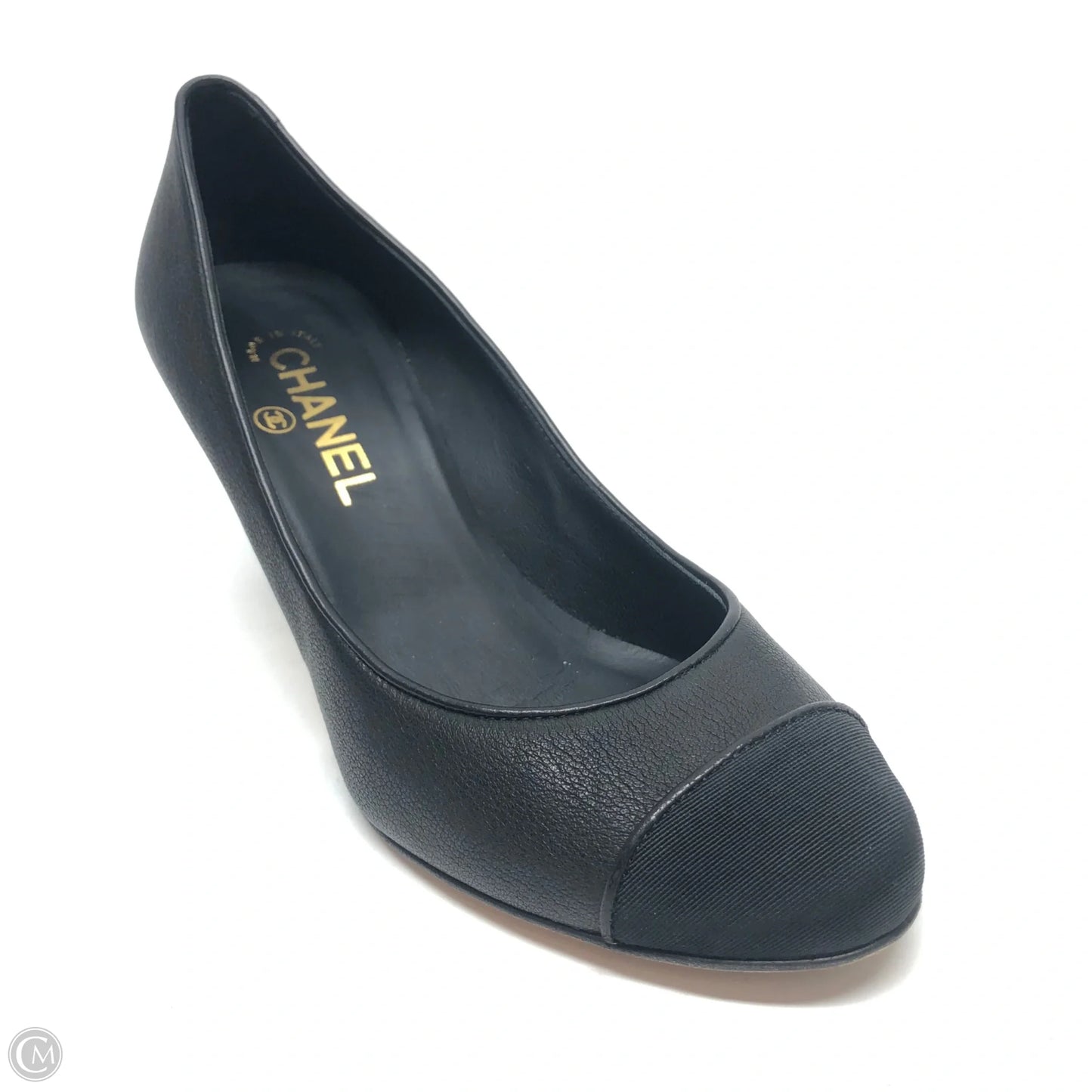 Shoes Luxury Designer By Chanel In Black, Size: 7.5