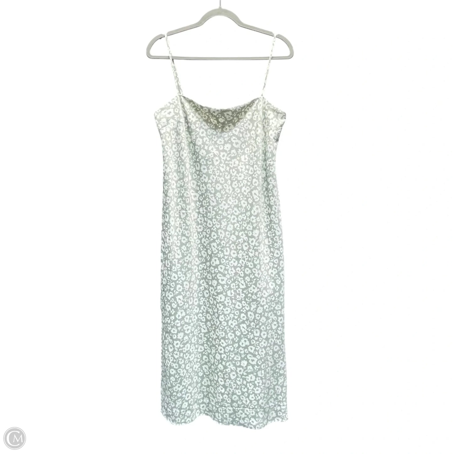 Dress Casual Midi By A New Day In Green & White, Size: S