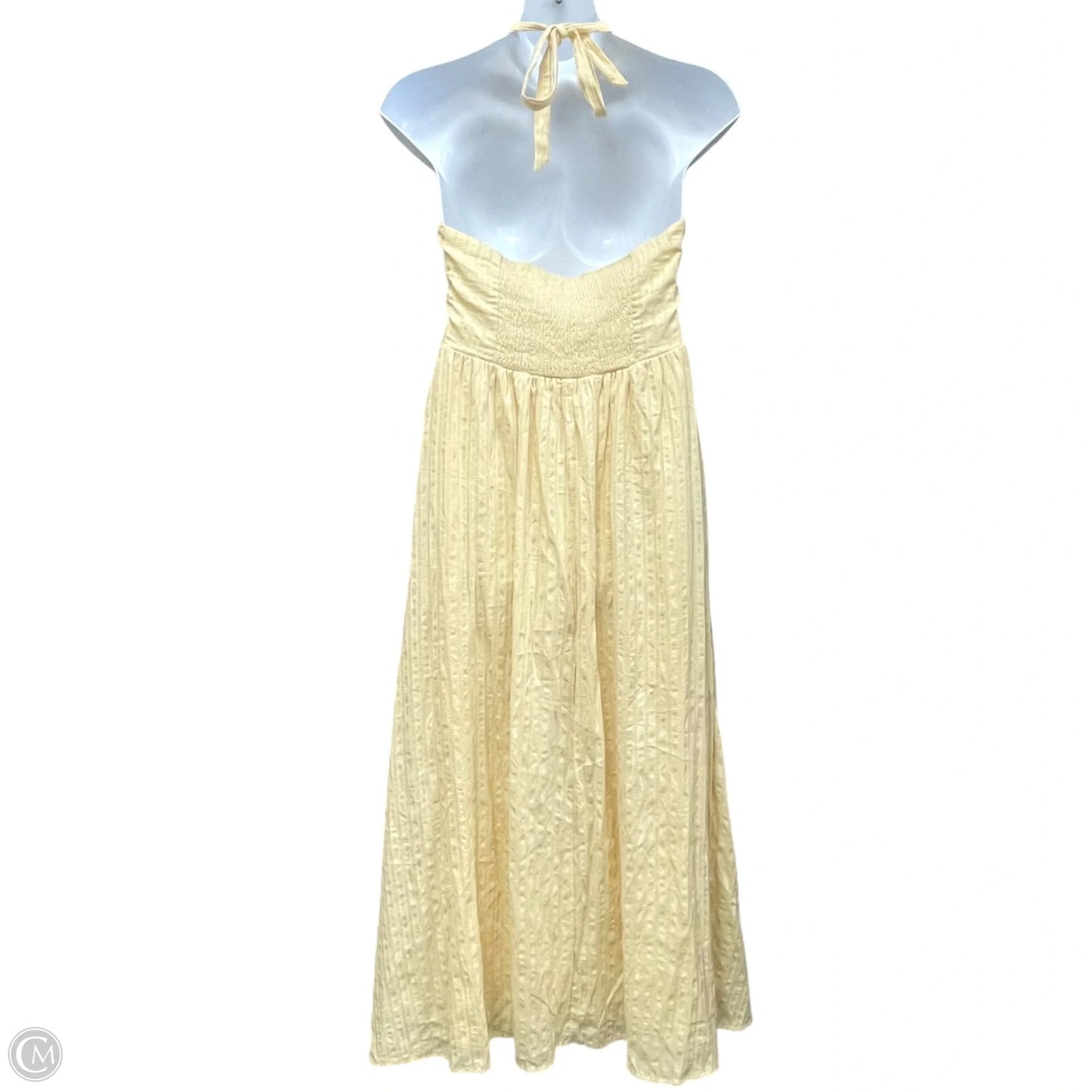 Dress Casual Maxi By Fashion Nova In Yellow, Size: L
