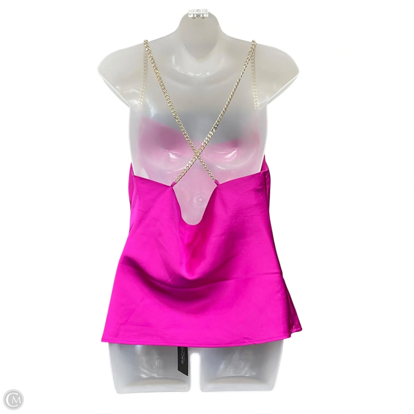 Blouse Sleeveless By Rachel Zoe In Gold & Pink, Size: M