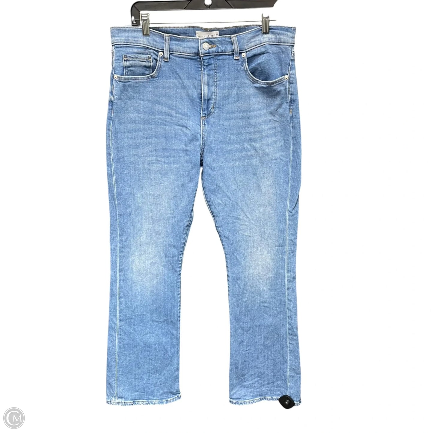 Jeans Boot Cut By Loft In Blue Denim, Size: 12