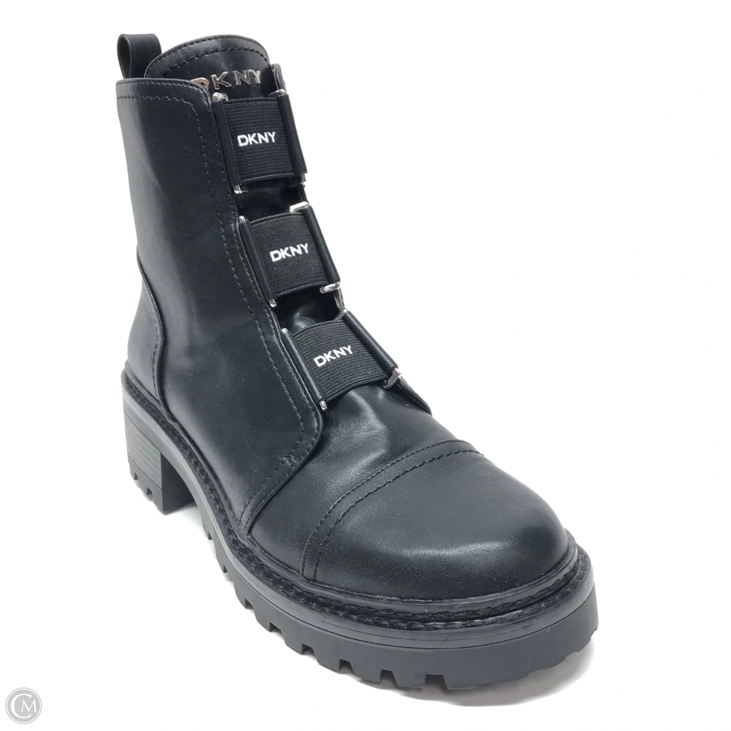 Boots Ankle Heels By Dkny In Black, Size: 9.5