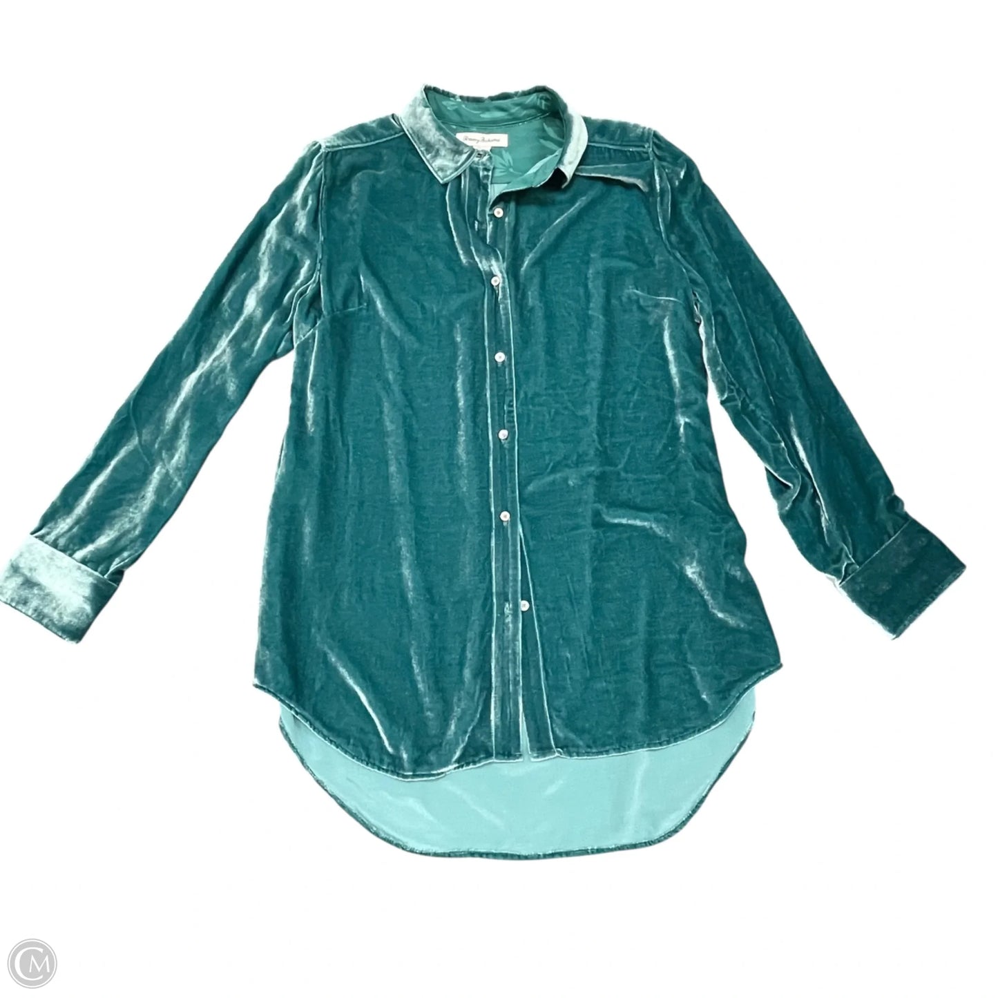 Top Long Sleeve By Tommy Bahama In Green, Size: M