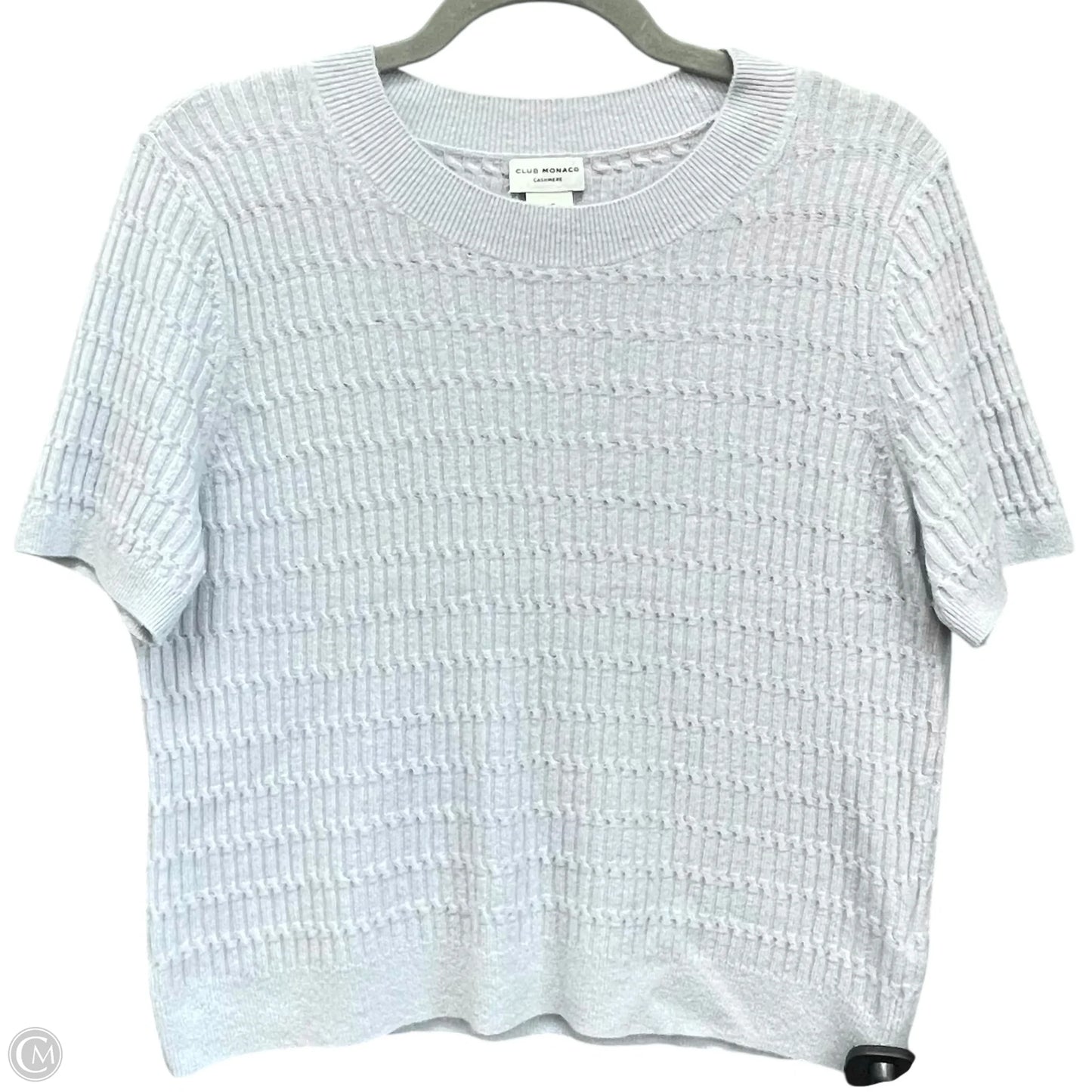 Sweater Short Sleeve By Club Monaco In Blue, Size: L