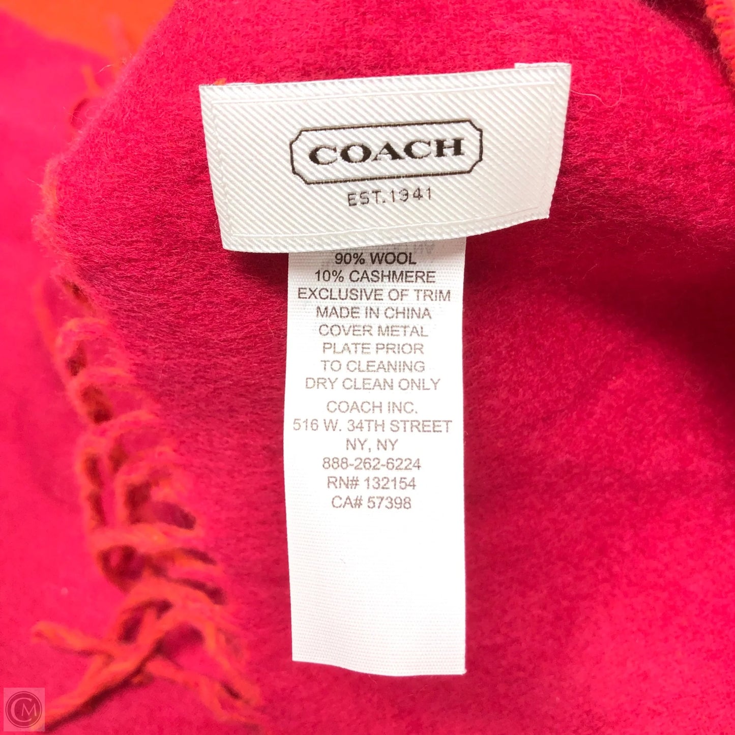 Scarf Designer By Coach