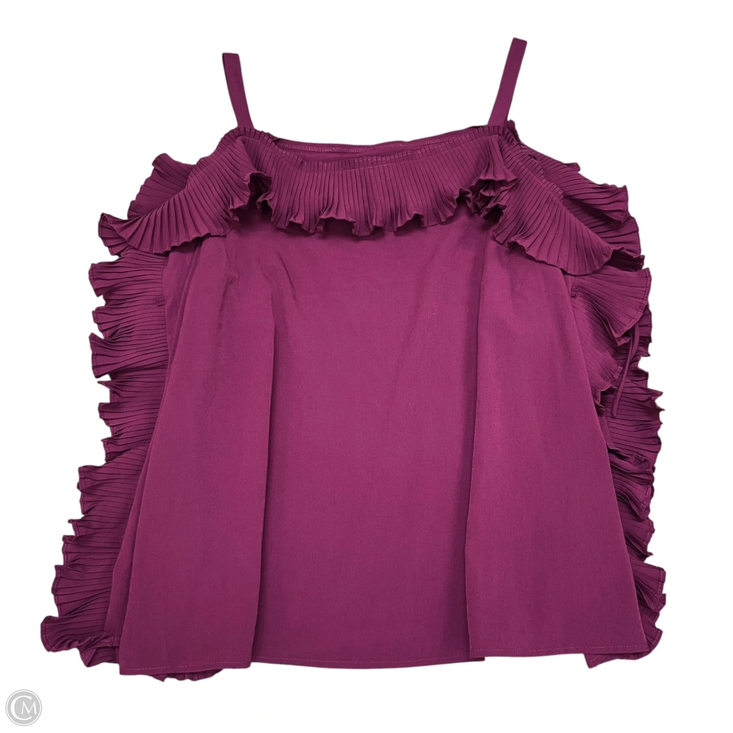 Blouse Long Sleeve By Lane Bryant In Purple, Size: 18