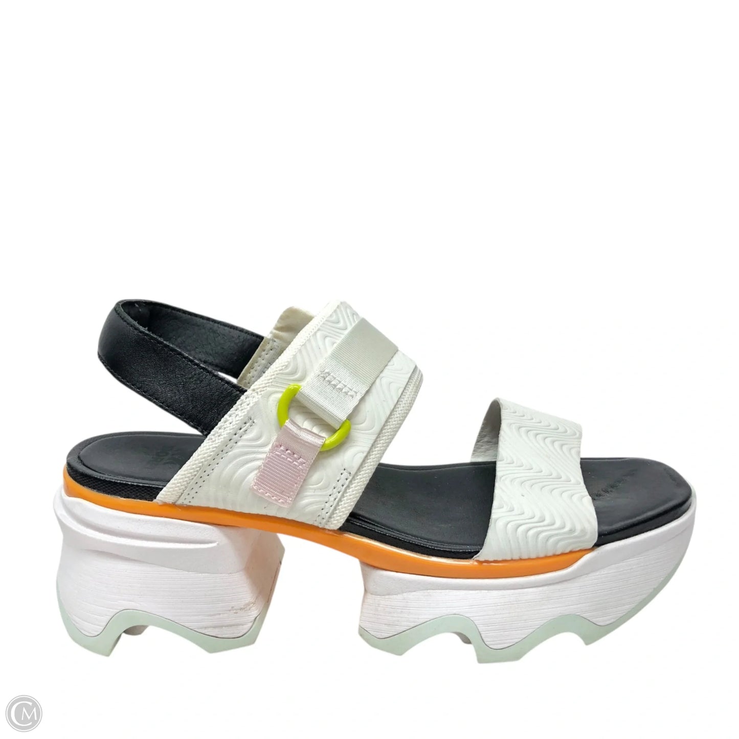 Sandals Heels Block By Sorel In Multi-colored, Size: 9.5