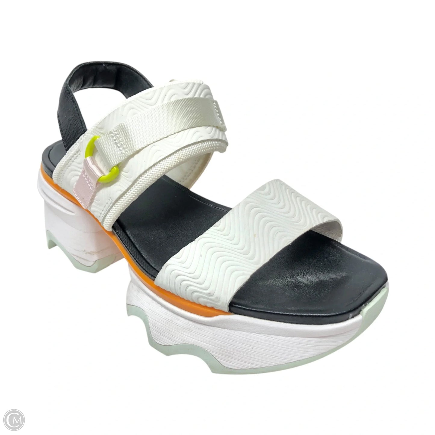 Sandals Heels Block By Sorel In Multi-colored, Size: 9.5