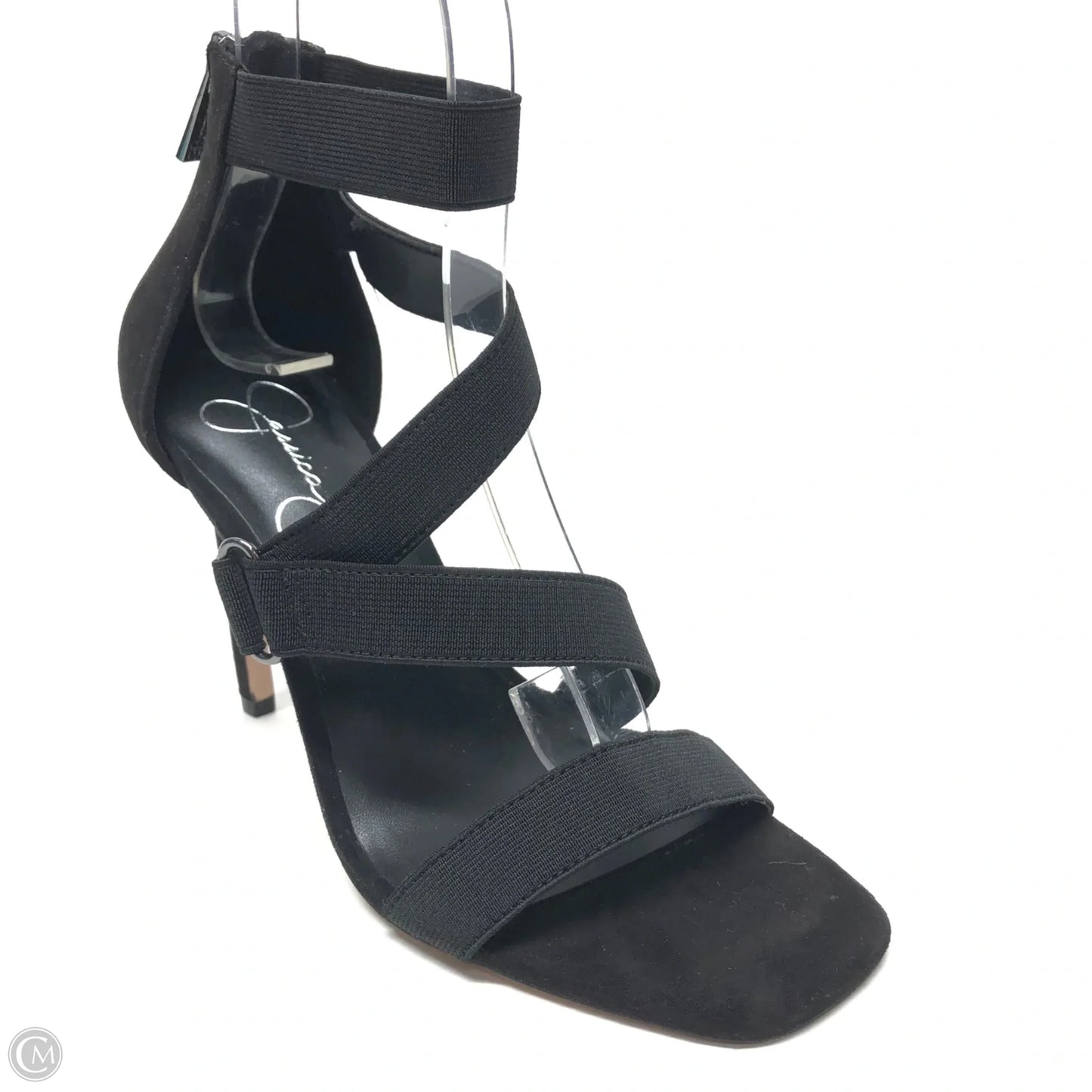 Sandals Heels Stiletto By Jessica Simpson In Black, Size: 6