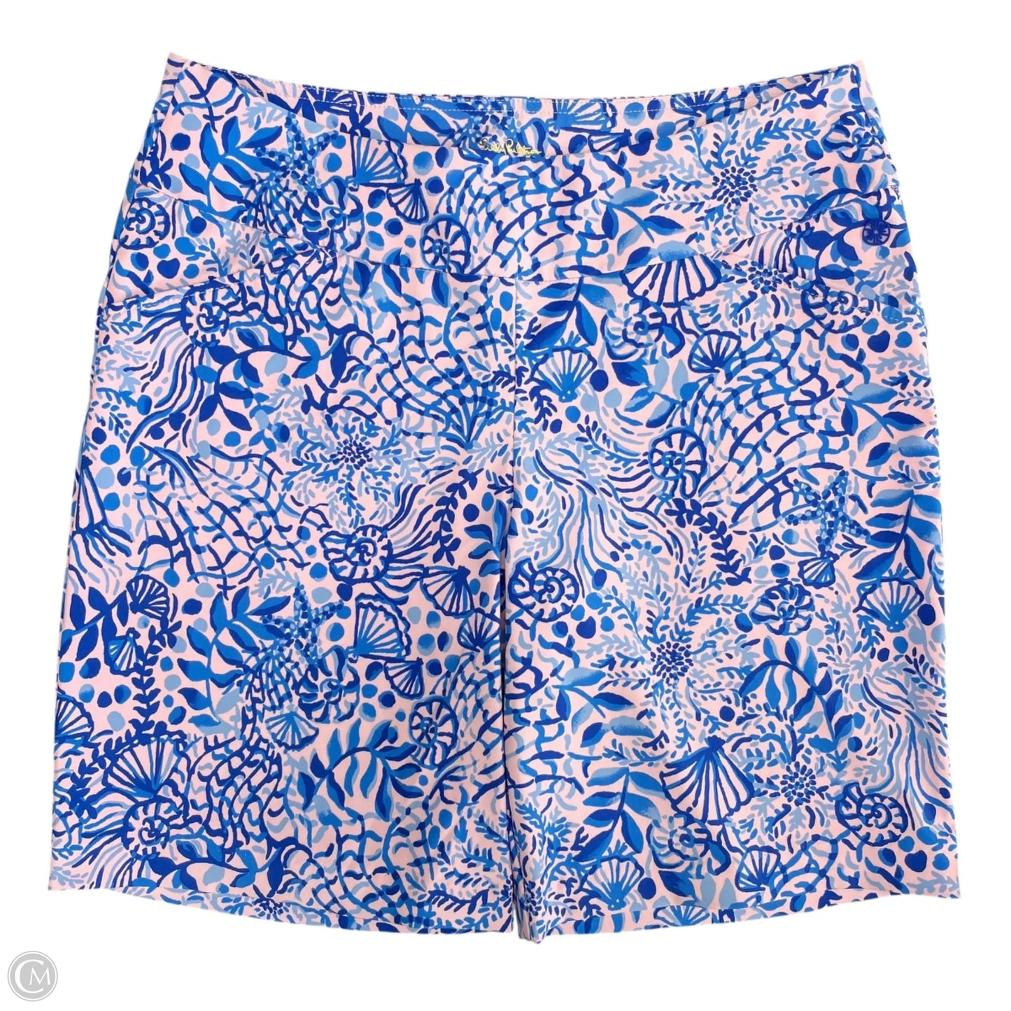 Shorts Designer By Lilly Pulitzer In Blue & Pink, Size: 12
