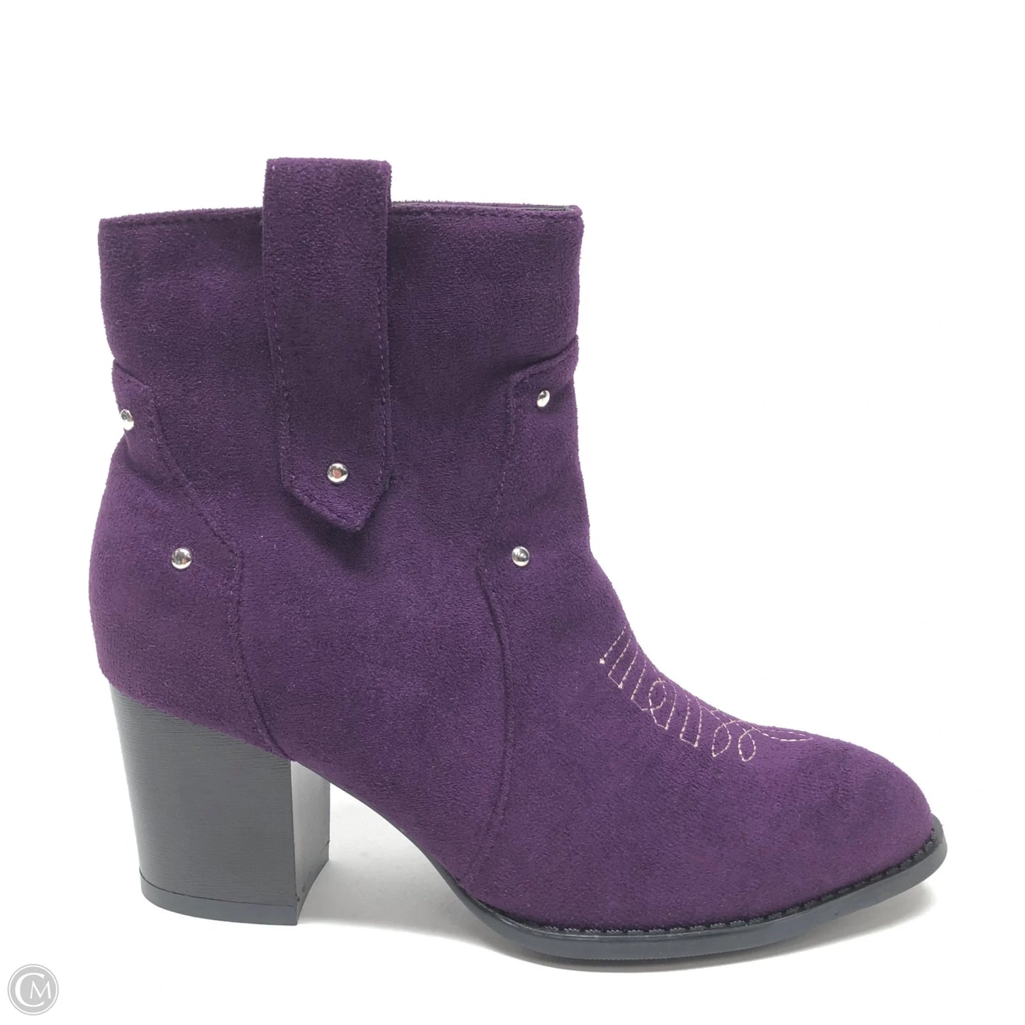 Boots Western By Cmf In Purple, Size: 6