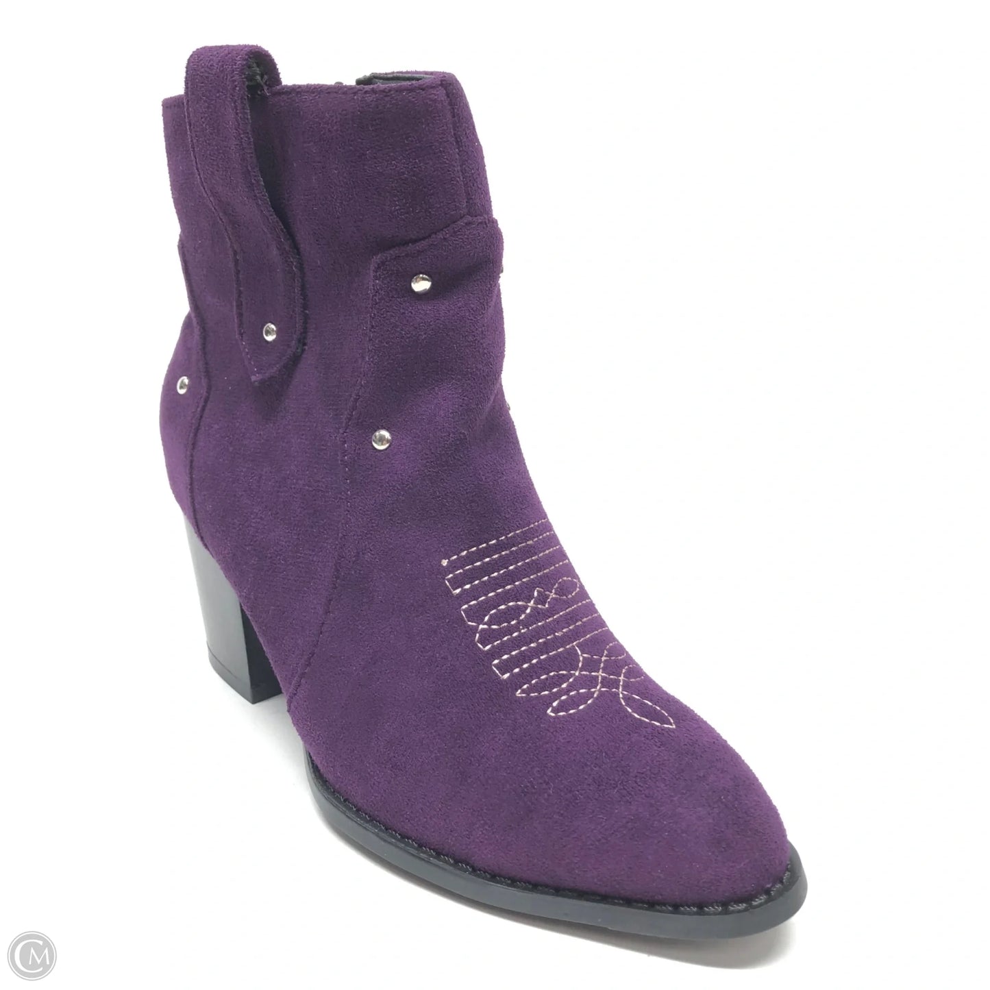Boots Western By Cmf In Purple, Size: 6