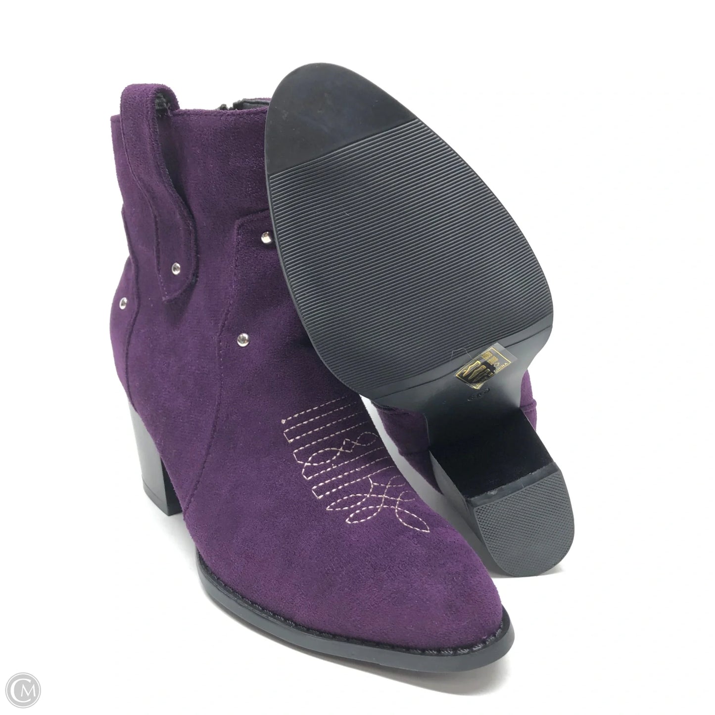 Boots Western By Cmf In Purple, Size: 6